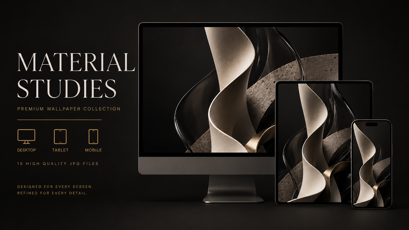 Material Studies ー 15 Wallpapers