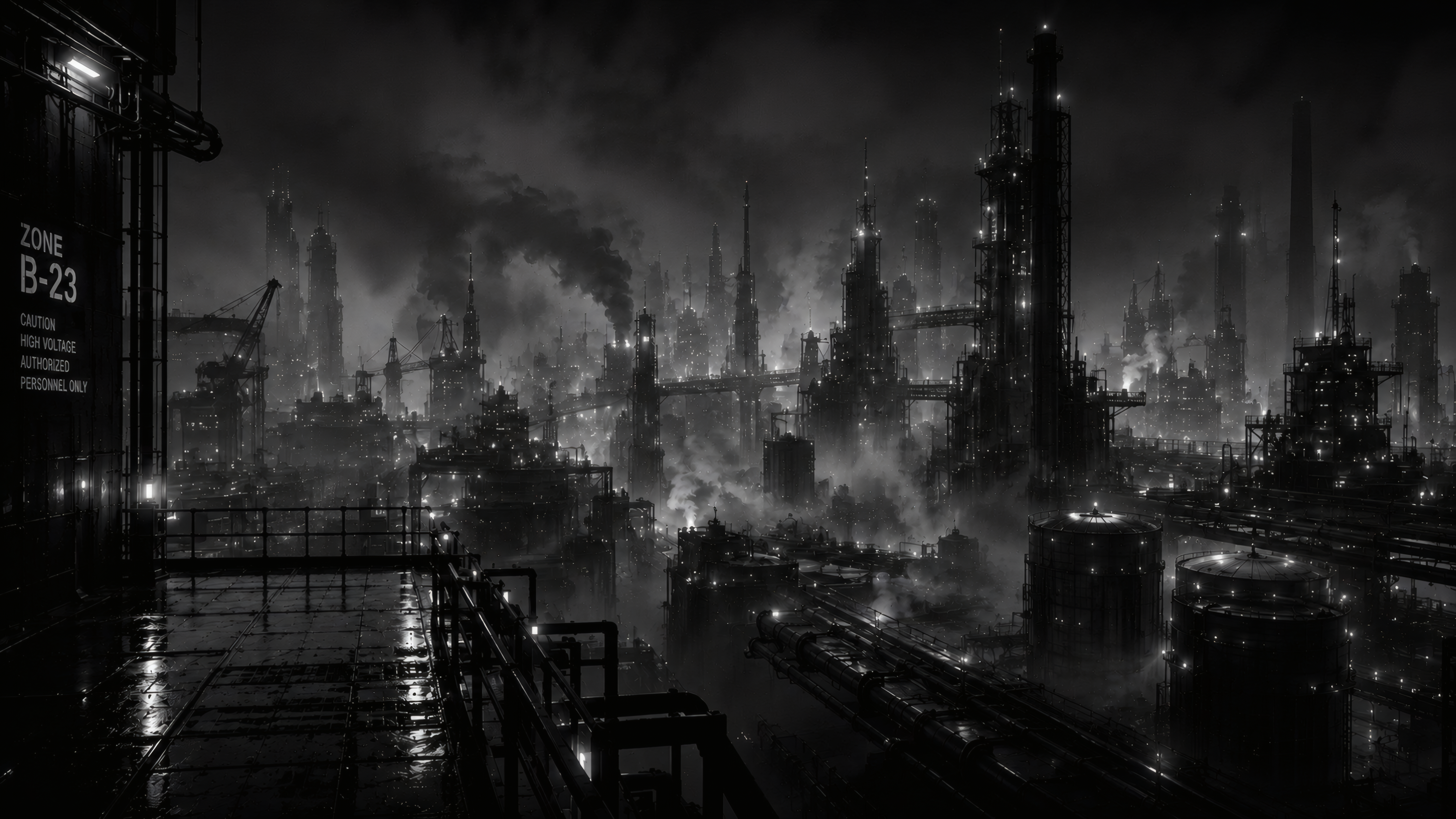 Zone B-23: The Industrial Dystopia wallpaper preview