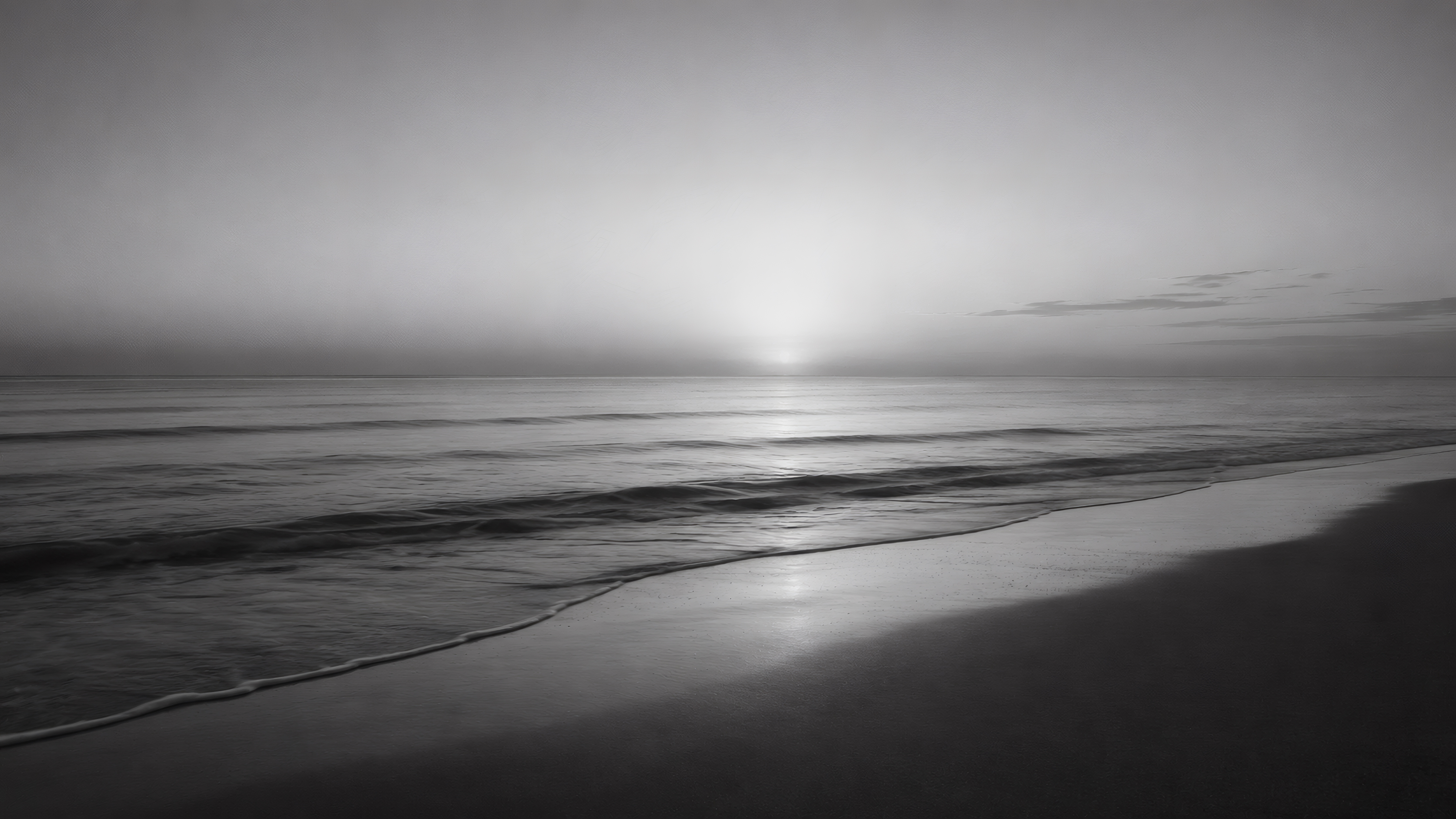 Monochrome Shoreline wallpaper preview