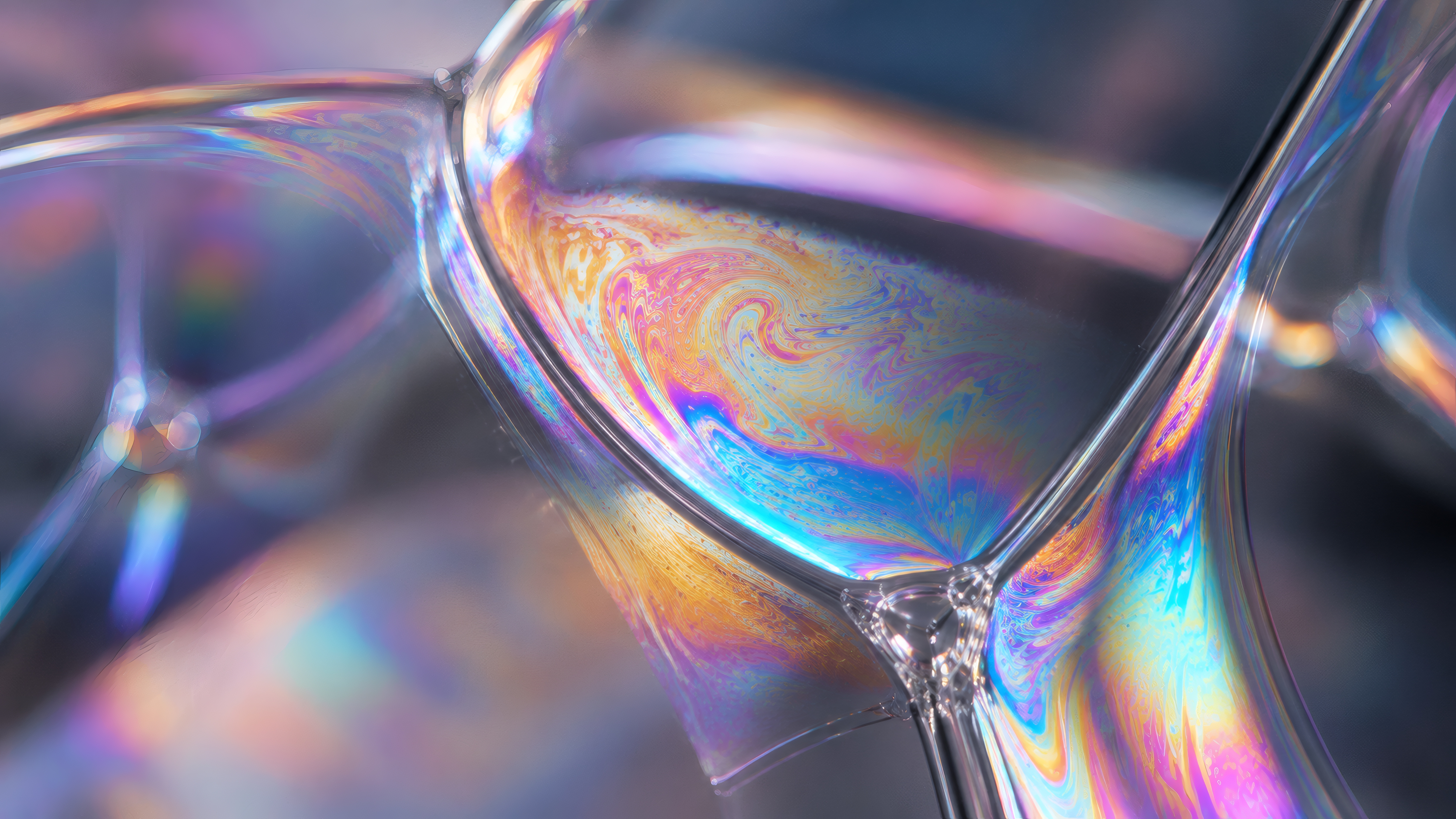Iridescent Swirls wallpaper preview