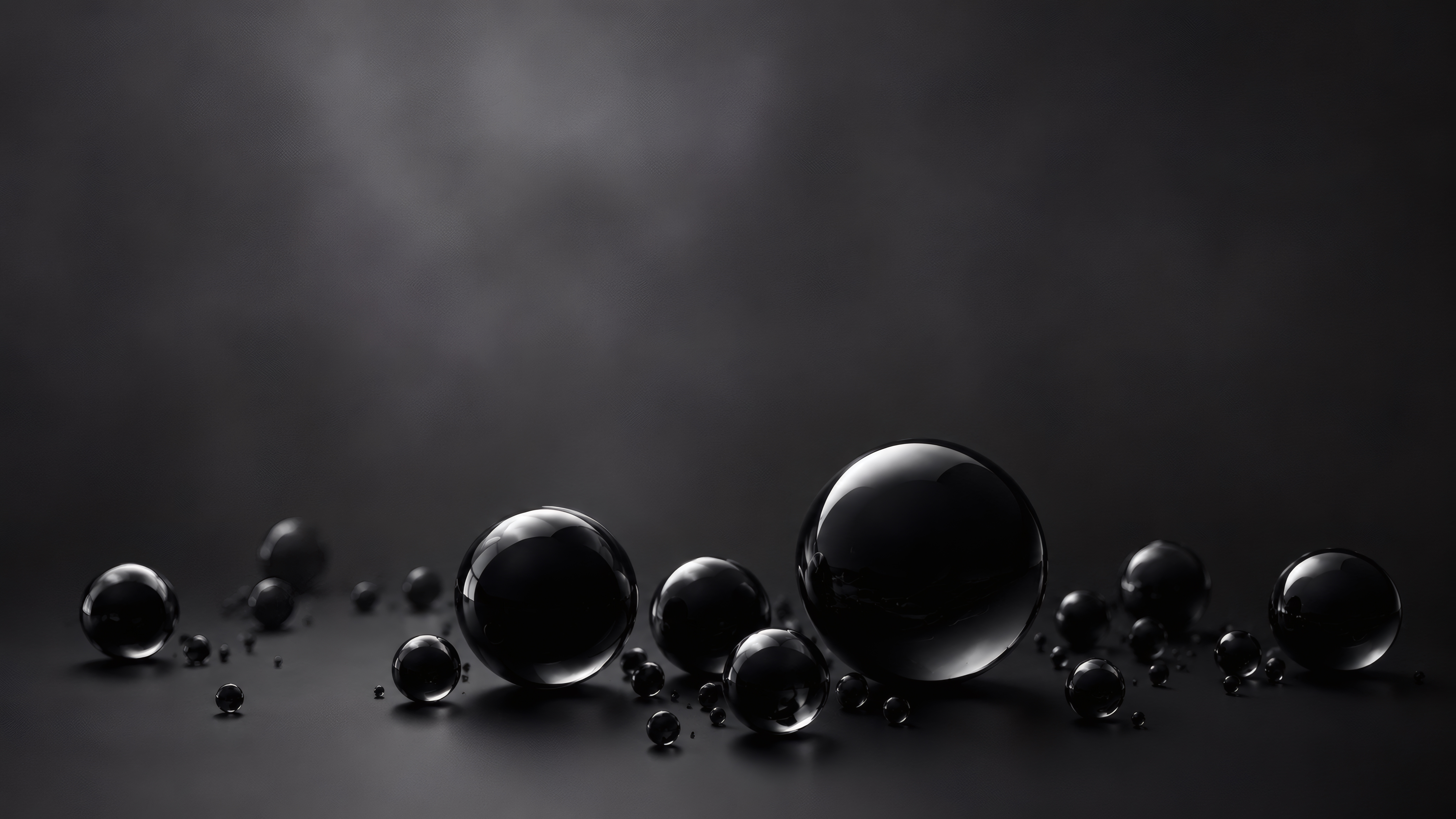 Noir Spheres: Ethereal Shadows wallpaper preview