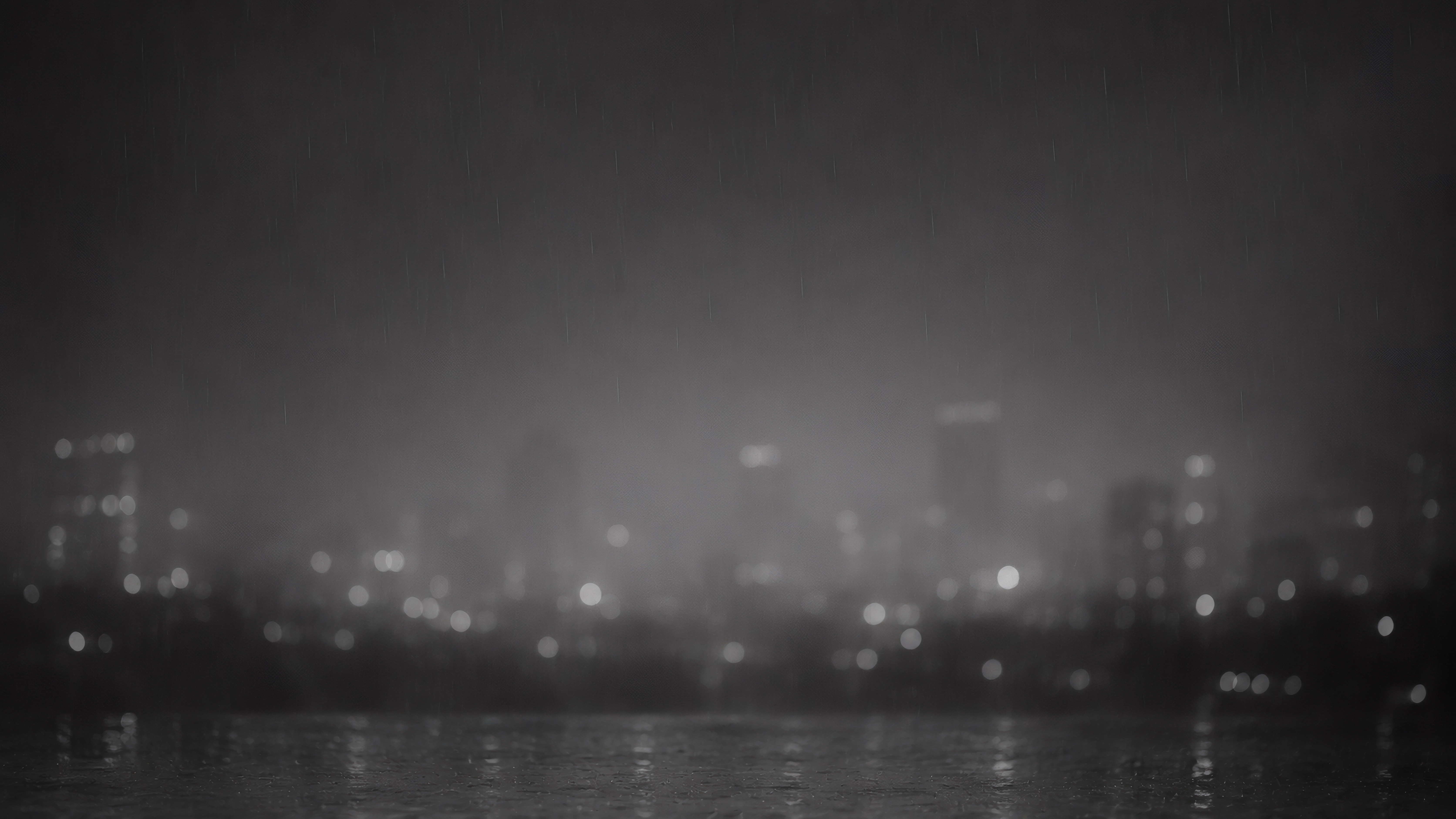 Rainy City Lights wallpaper preview