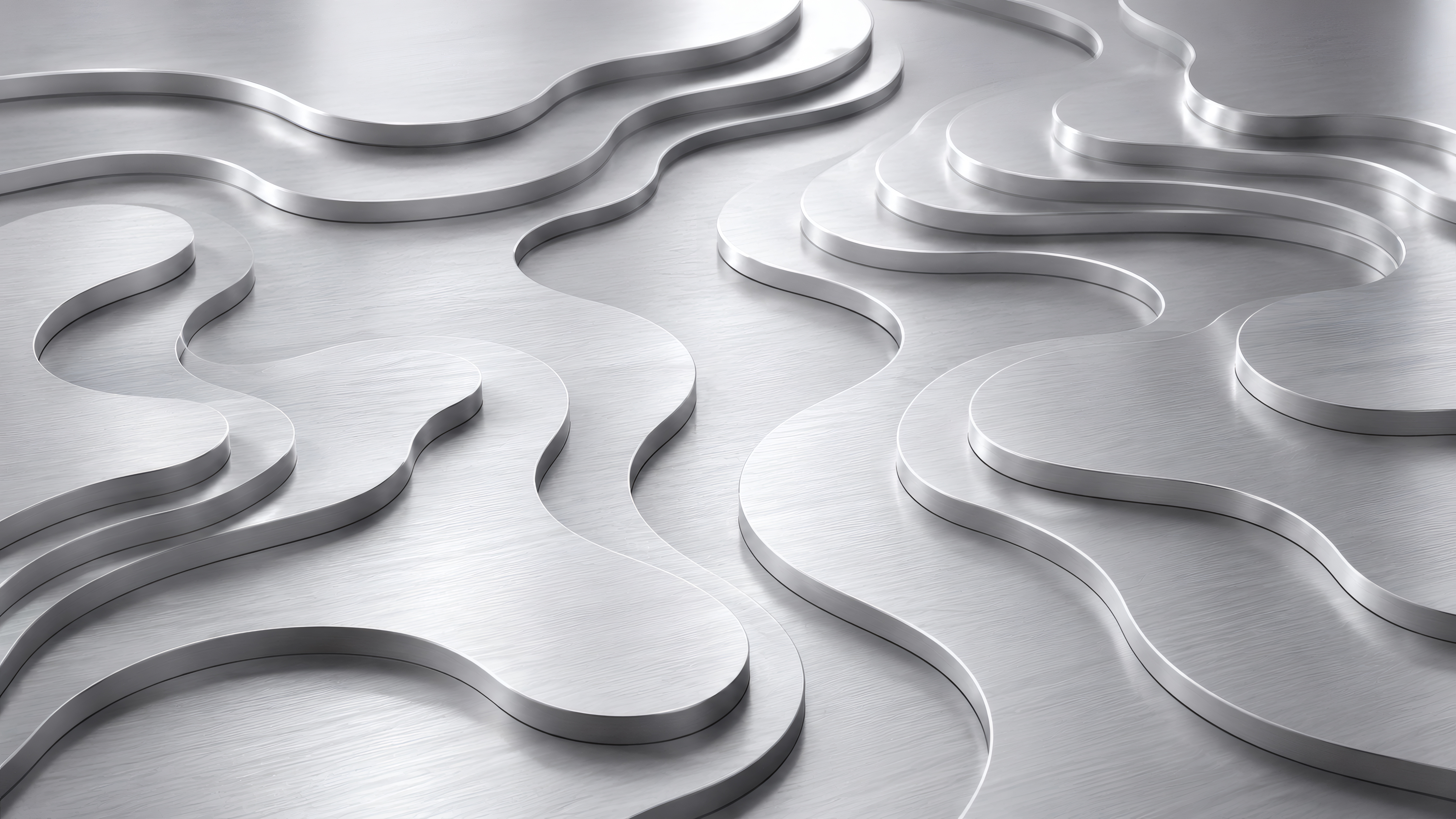 Silver Undulations wallpaper preview