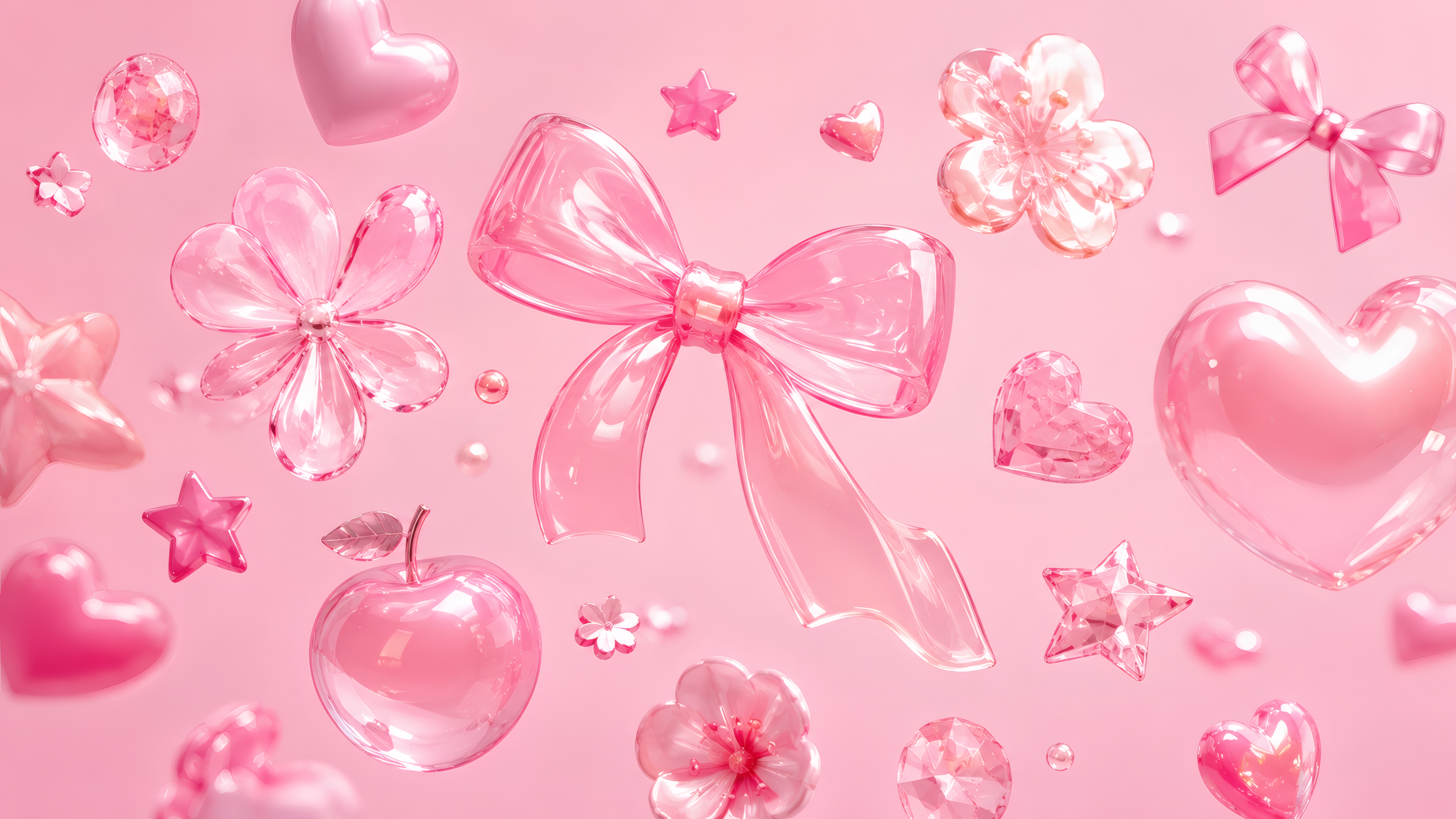 Pink Crystal Reverie wallpaper preview