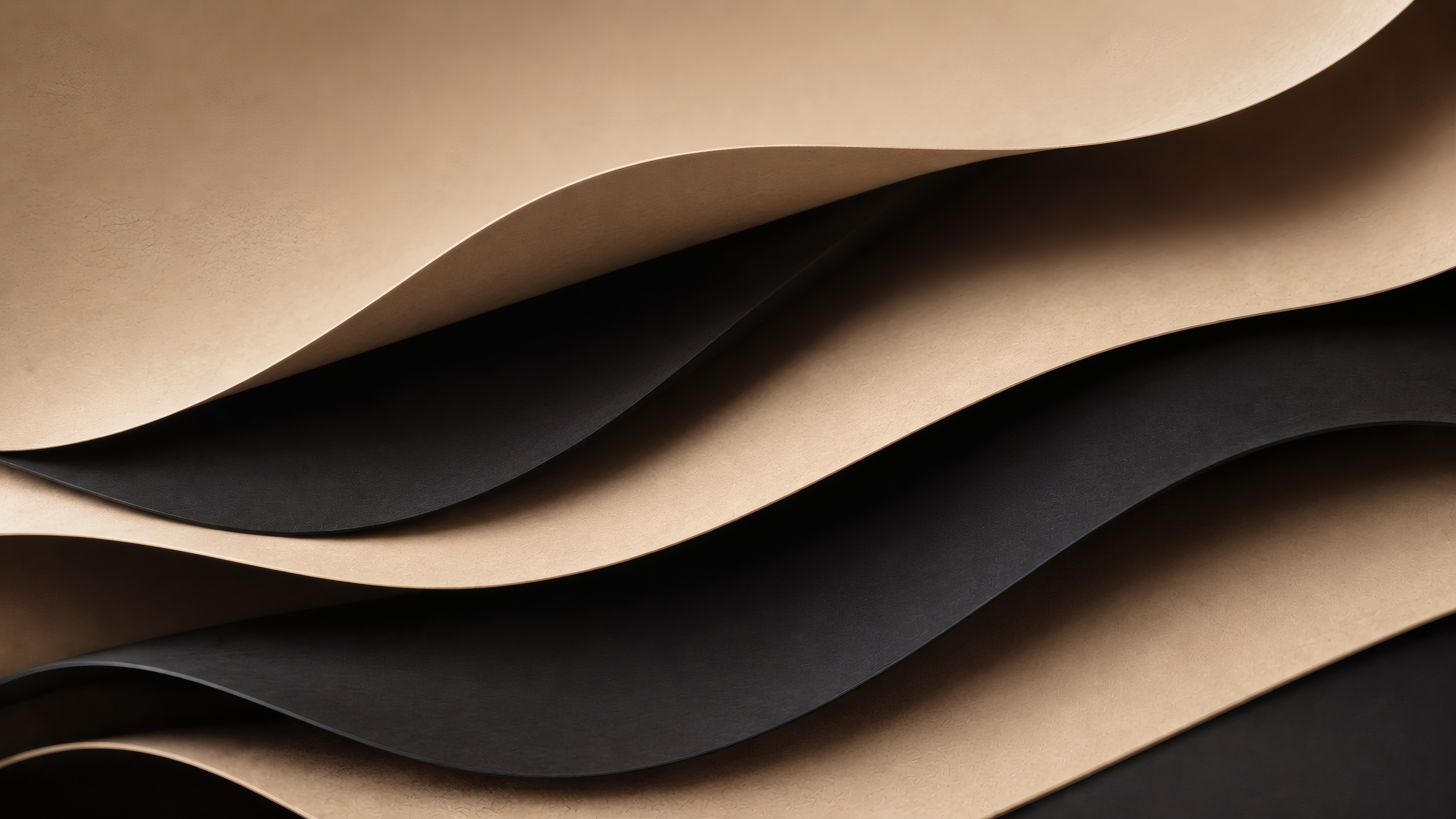 Earthy Charcoal Waves wallpaper preview