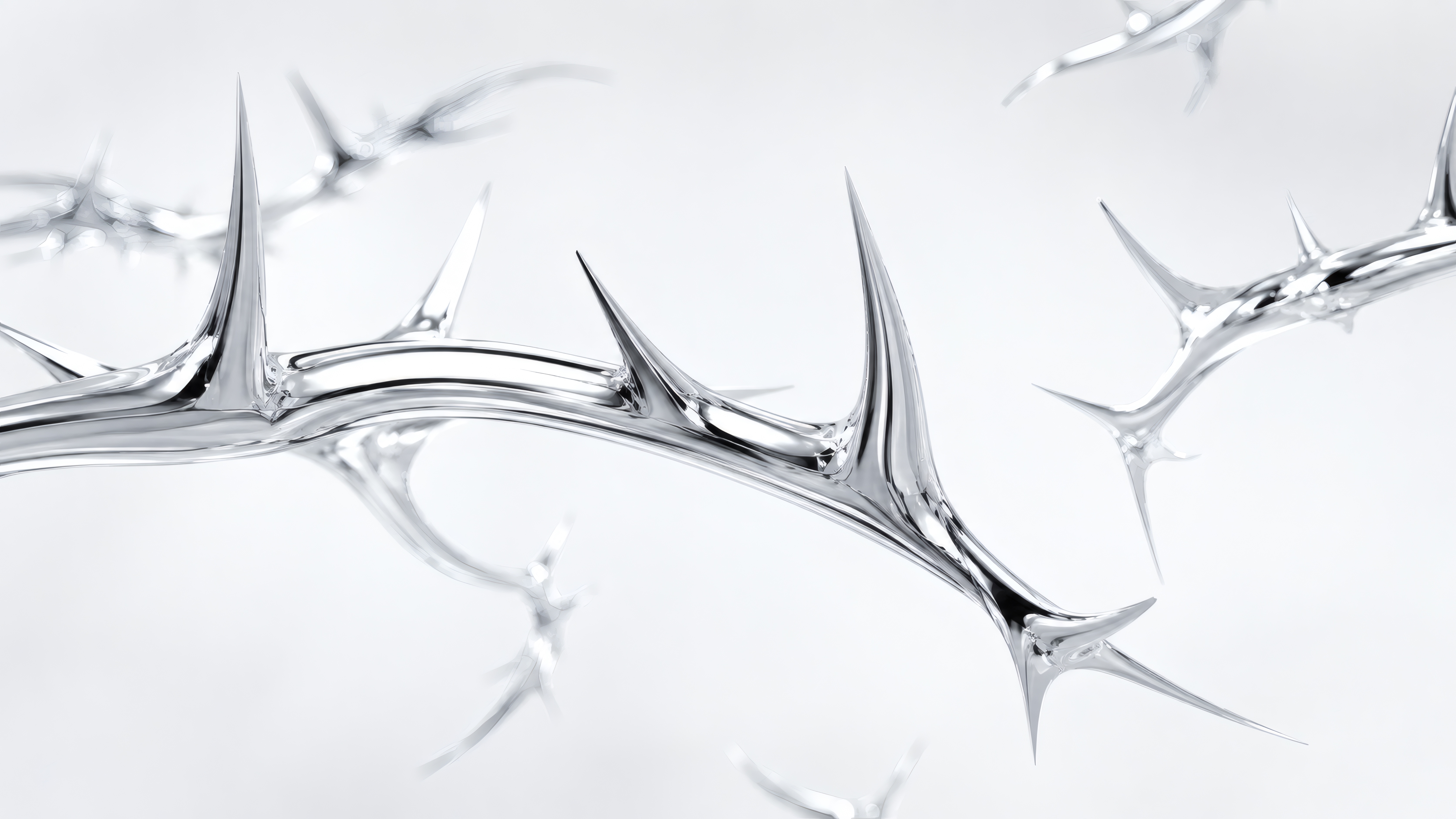 Chrome Thorns wallpaper preview