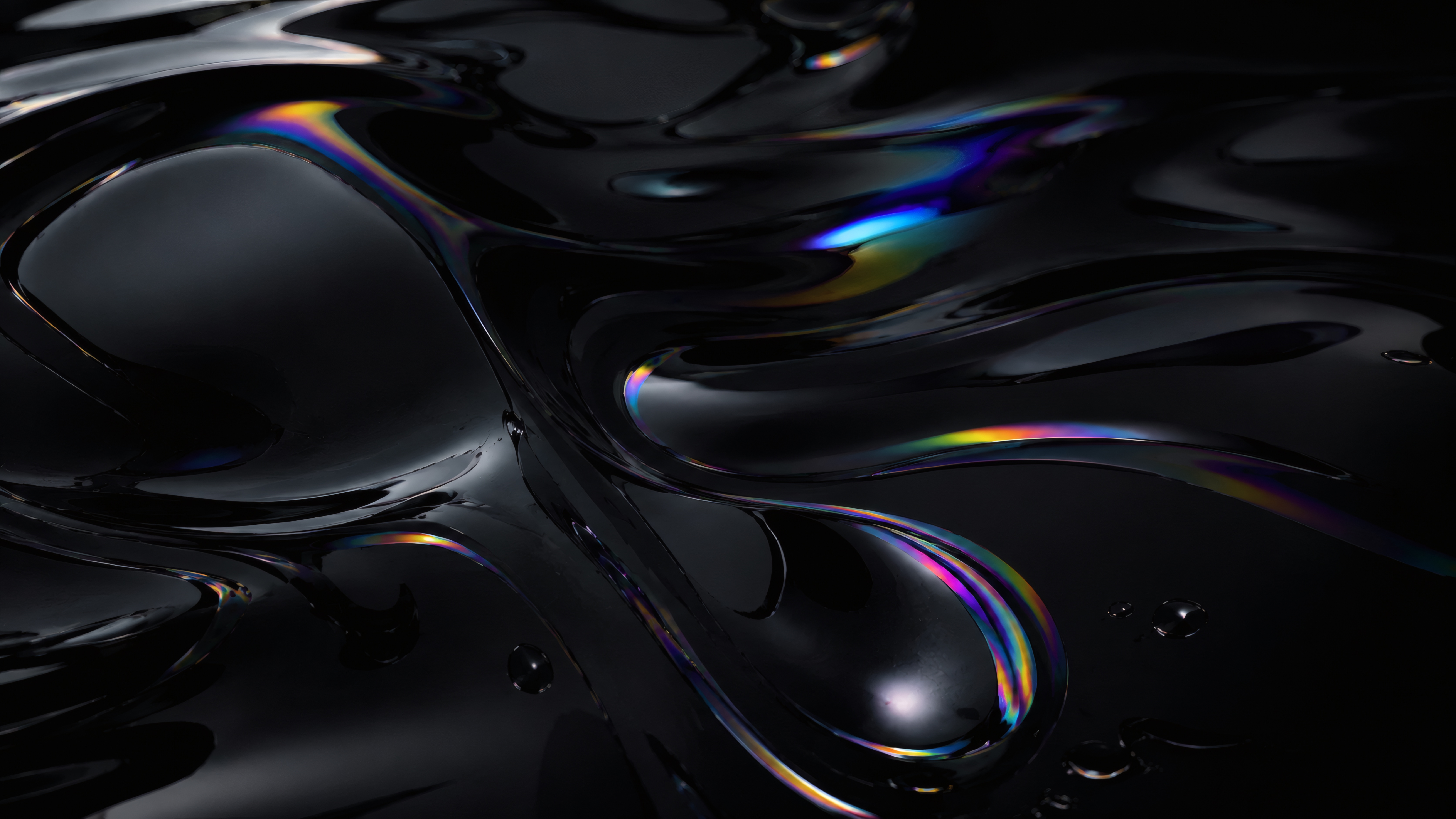 Iridescent Flow wallpaper preview