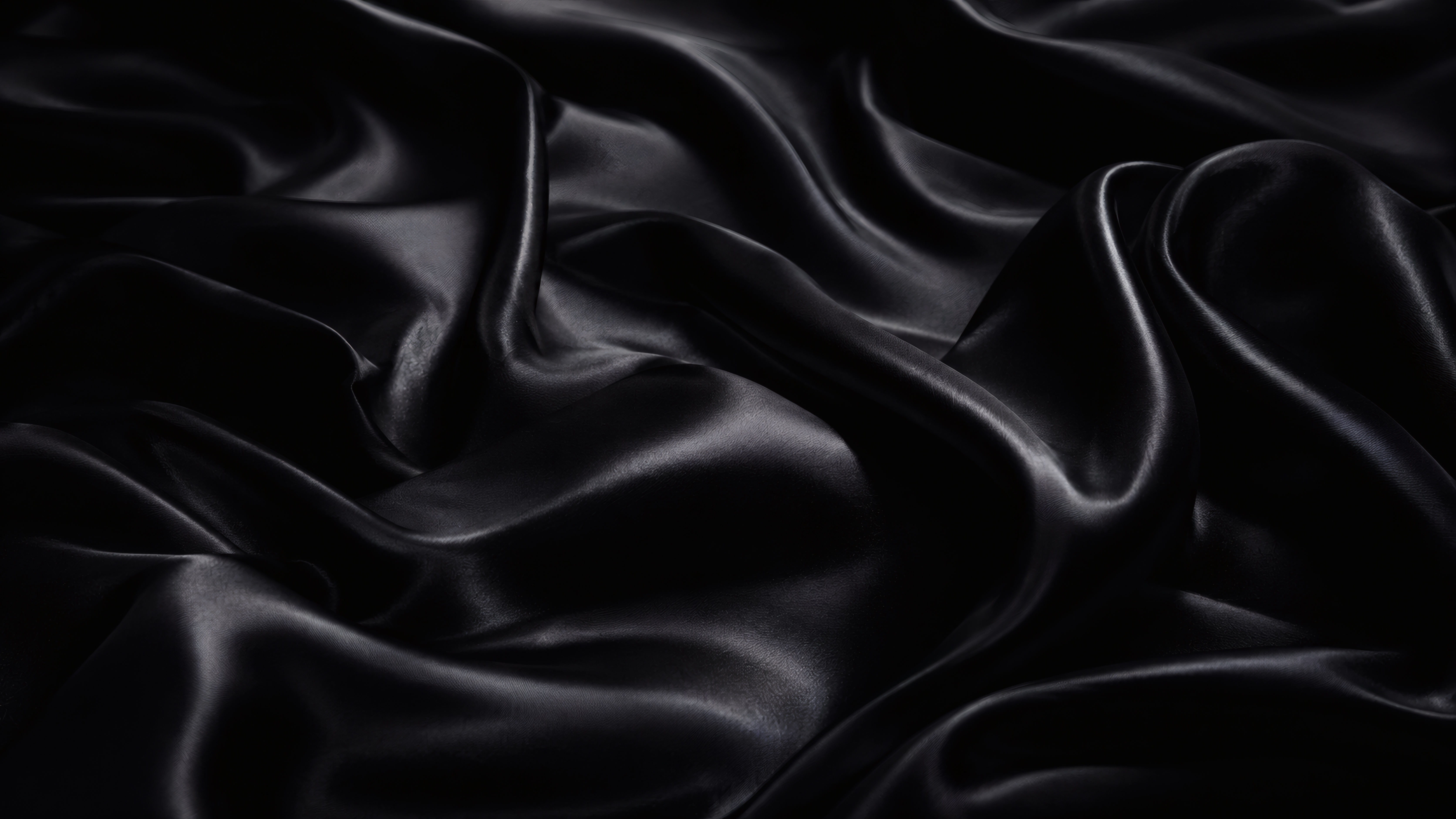 Black Silk Waves wallpaper preview