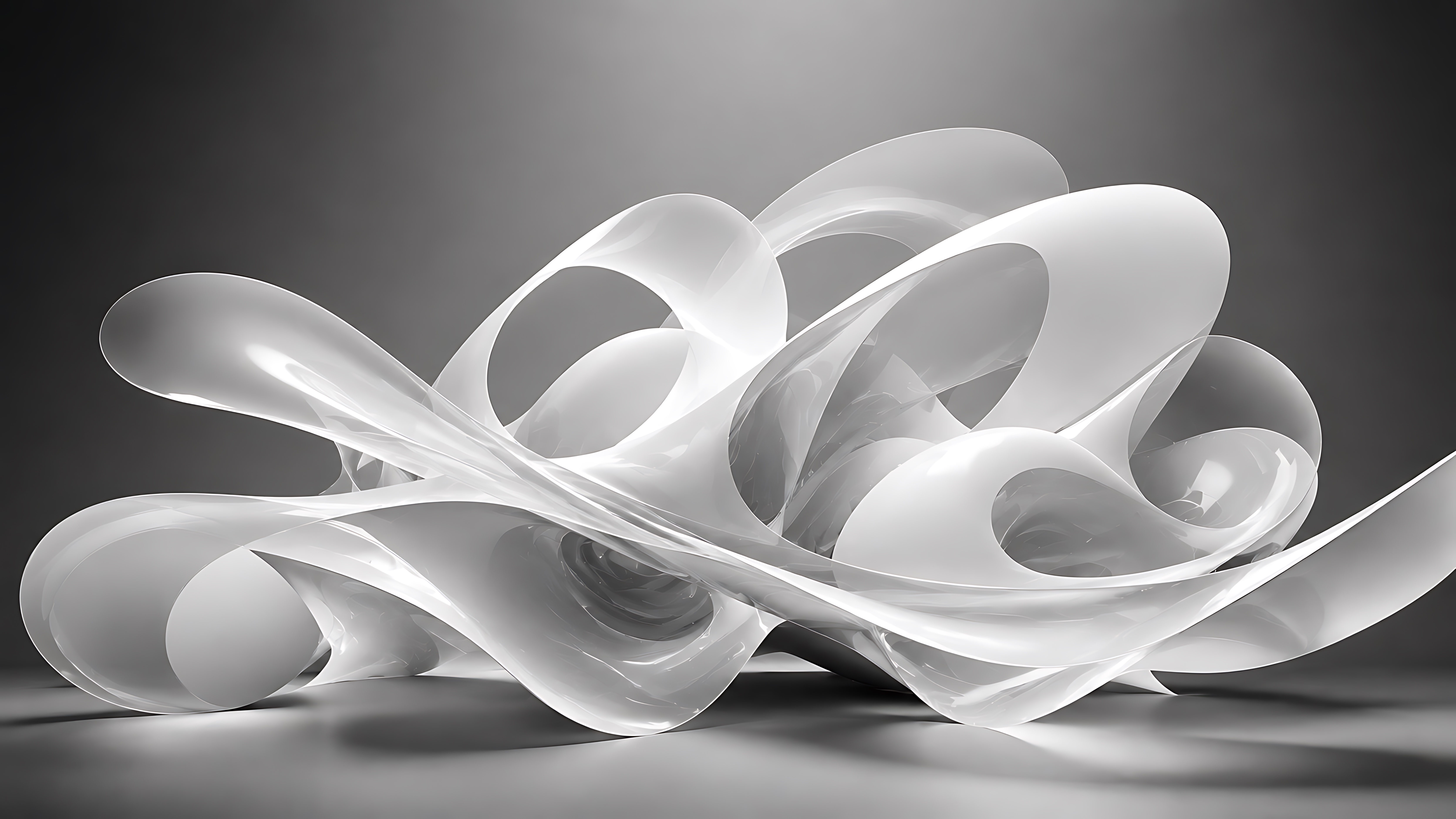 The Cyber-Fluid Sculpture wallpaper preview