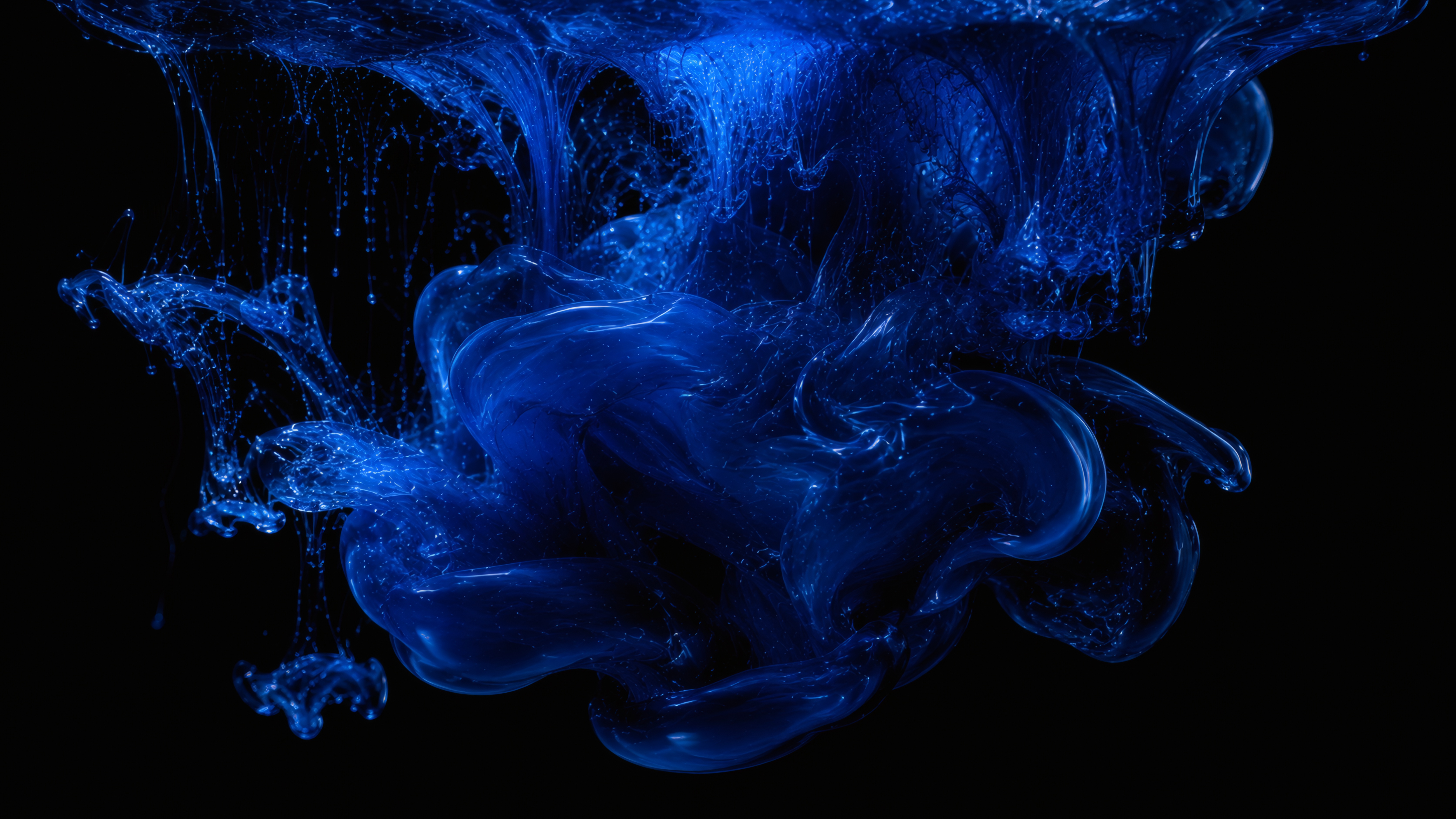 Electric Blue Abyss wallpaper preview