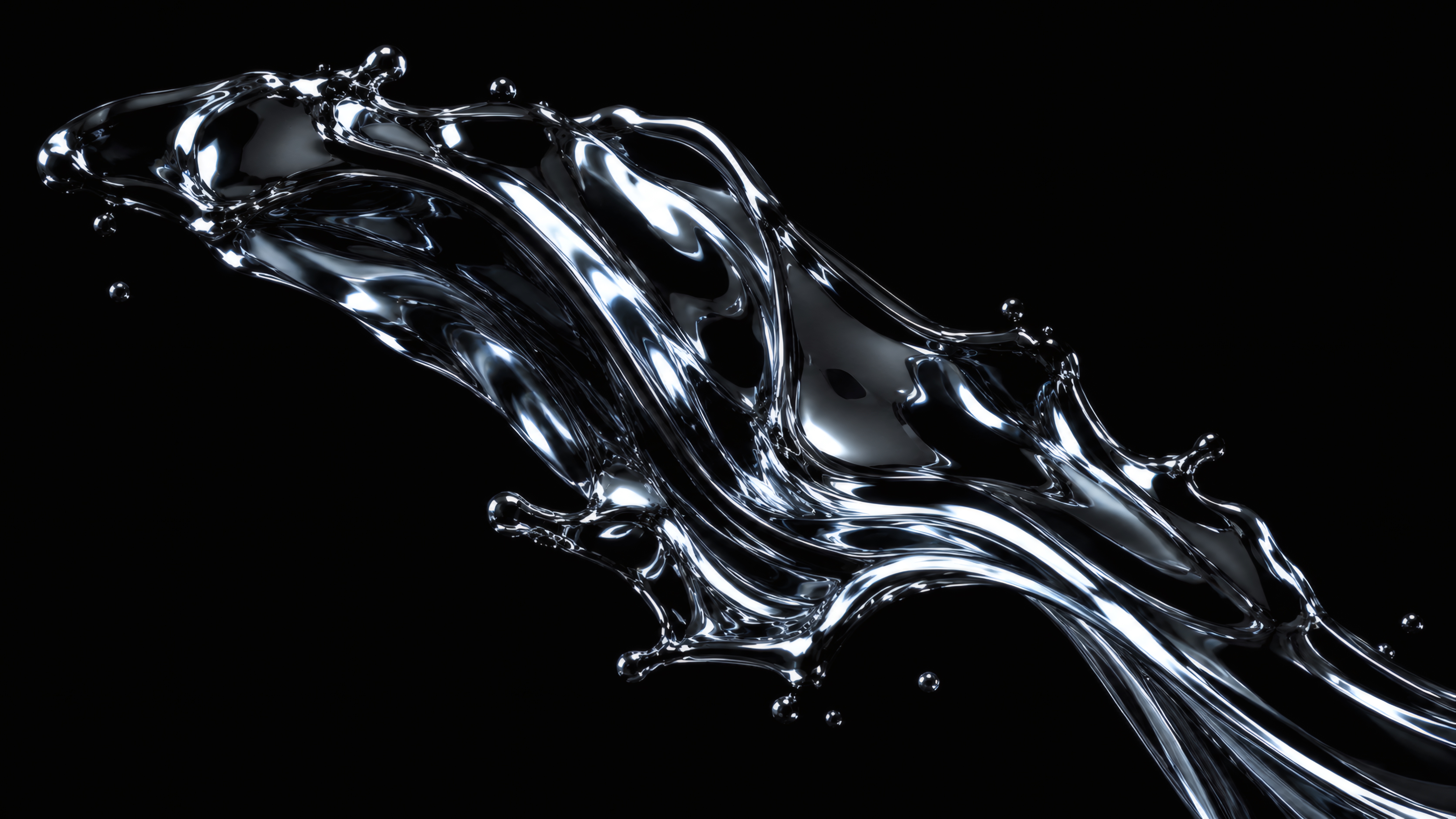 Dynamic Liquid Splash wallpaper preview