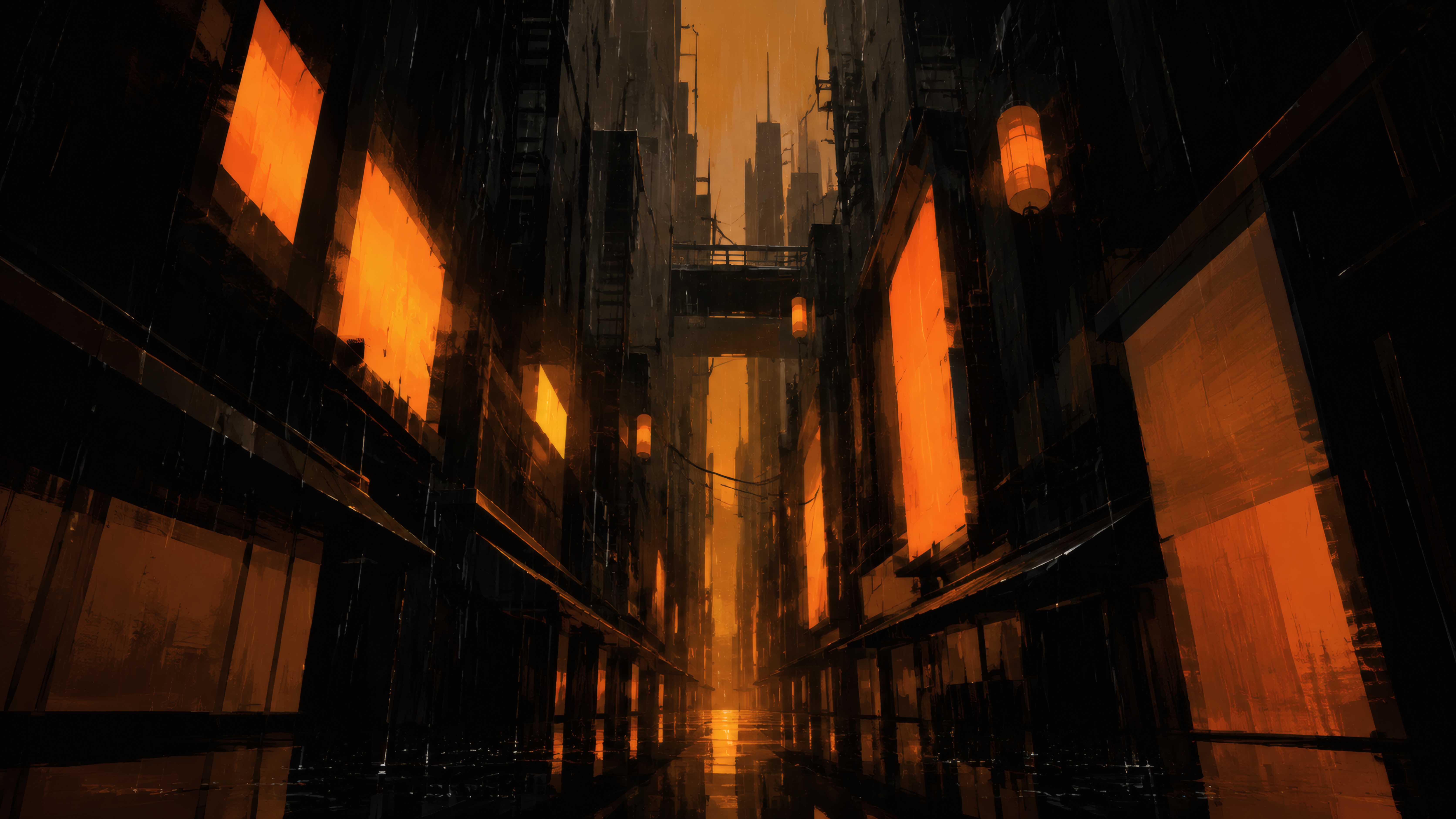 Amber Passage wallpaper preview