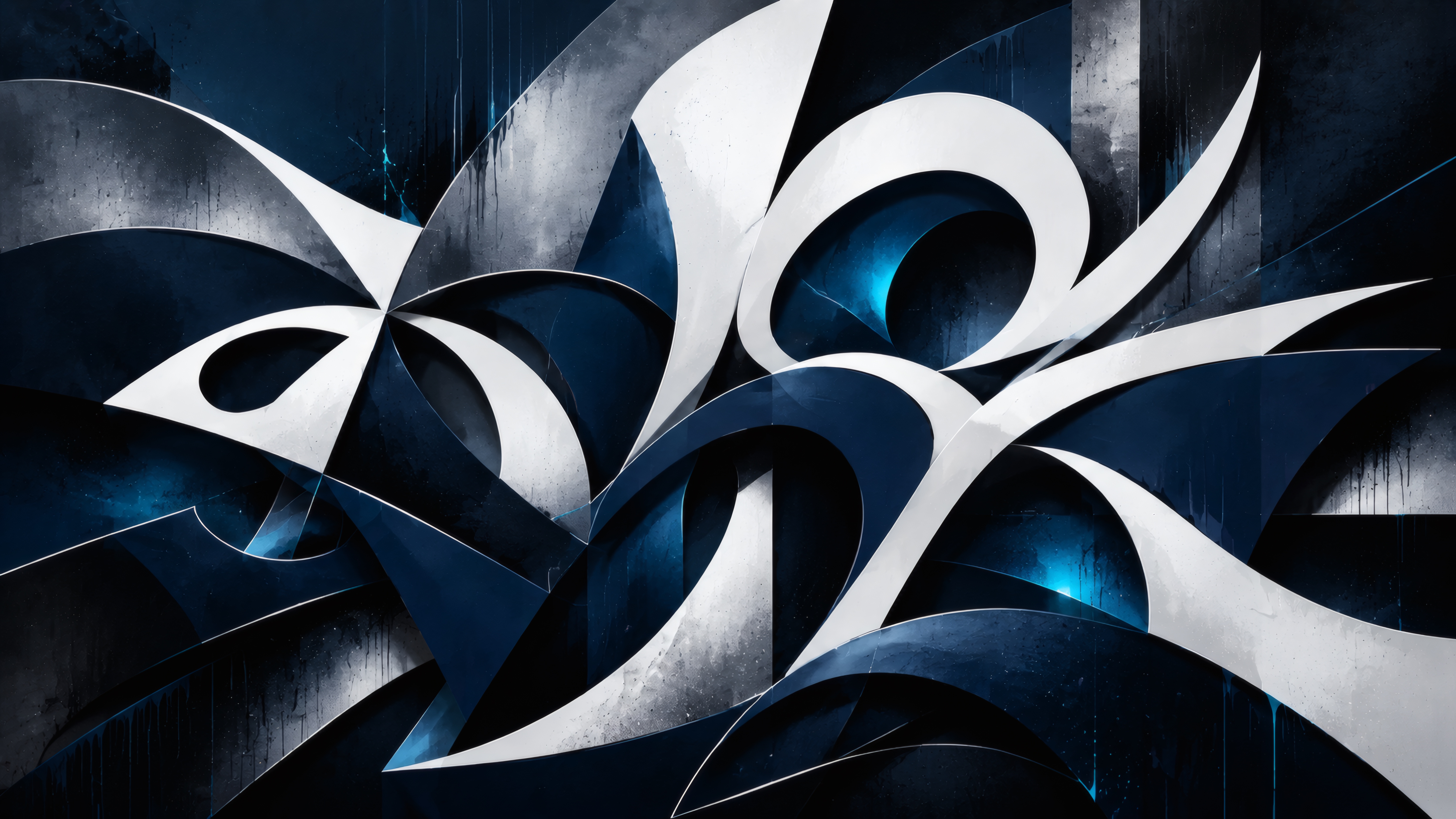 Navy Flow wallpaper preview