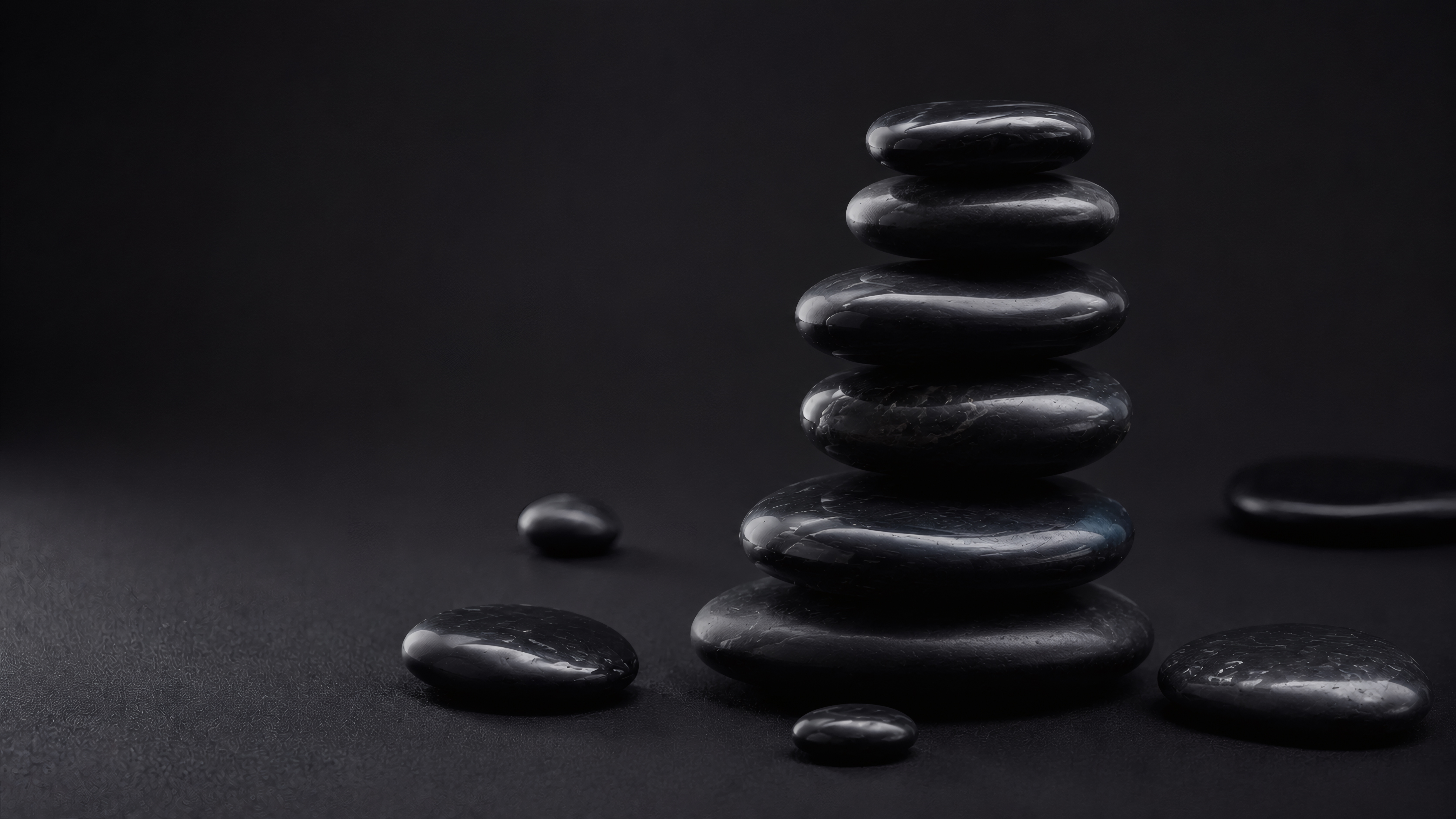 Zen Black Stones wallpaper preview