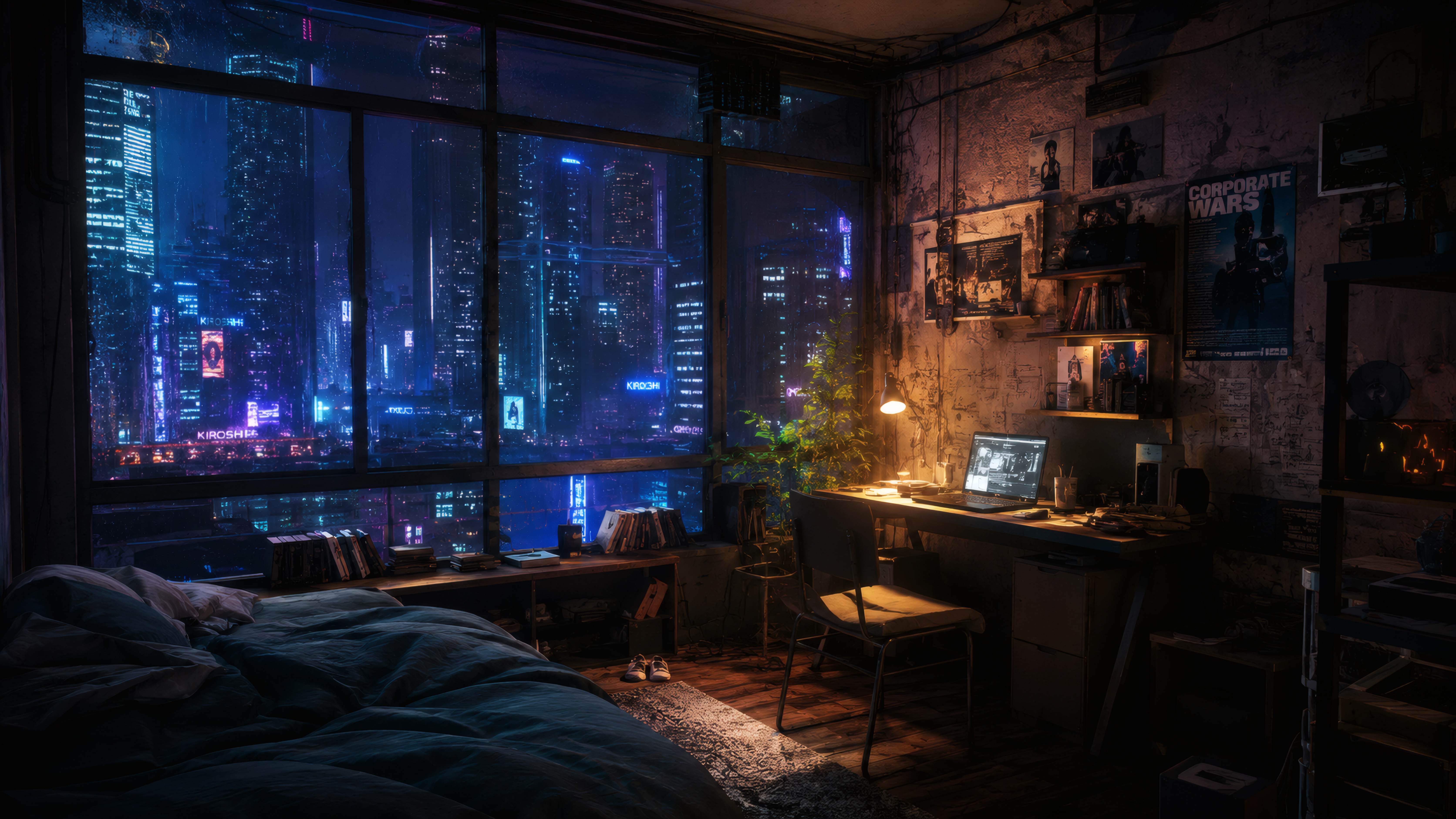 The Dystopian Cyber wallpaper preview