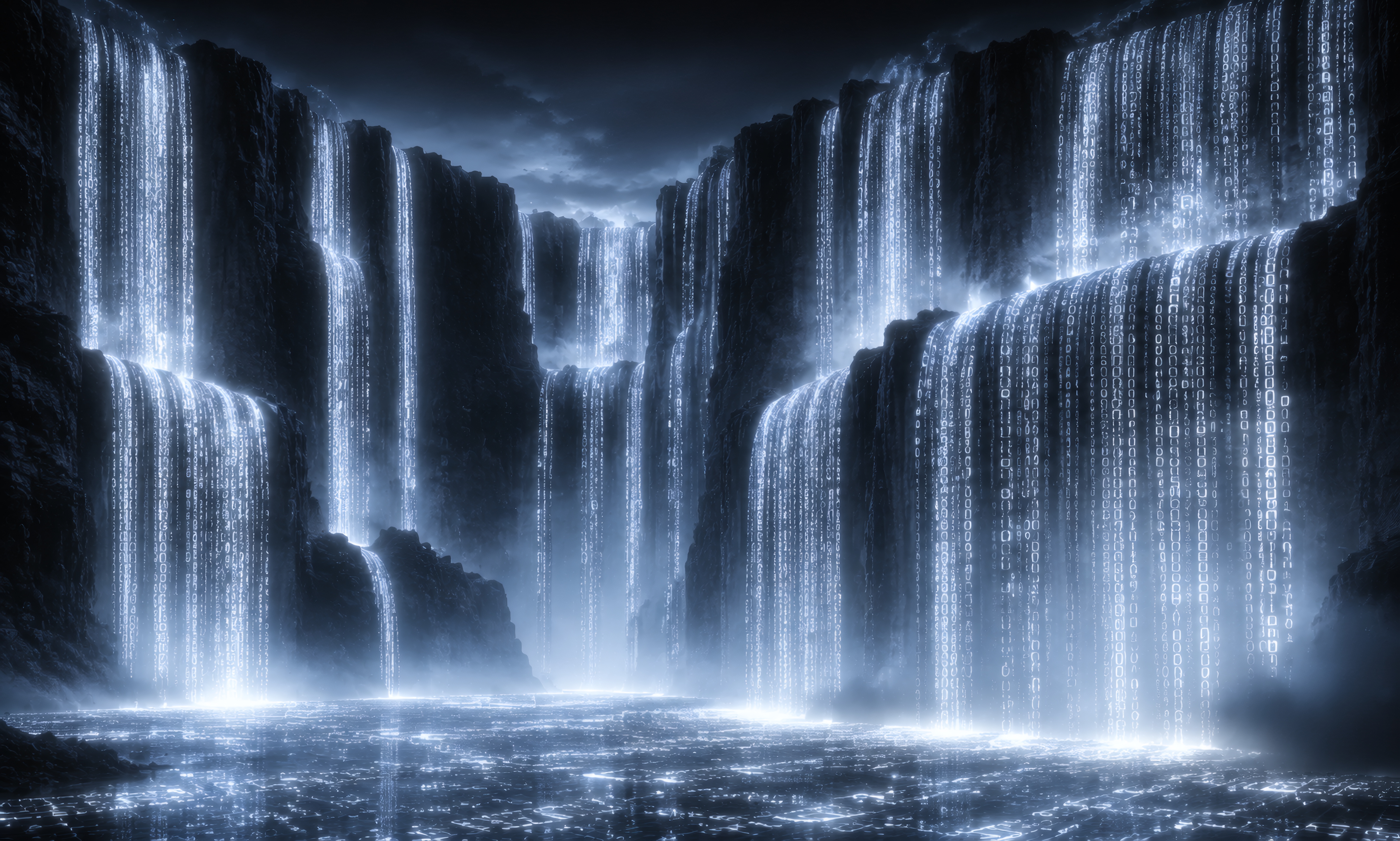 Cascading Data wallpaper preview