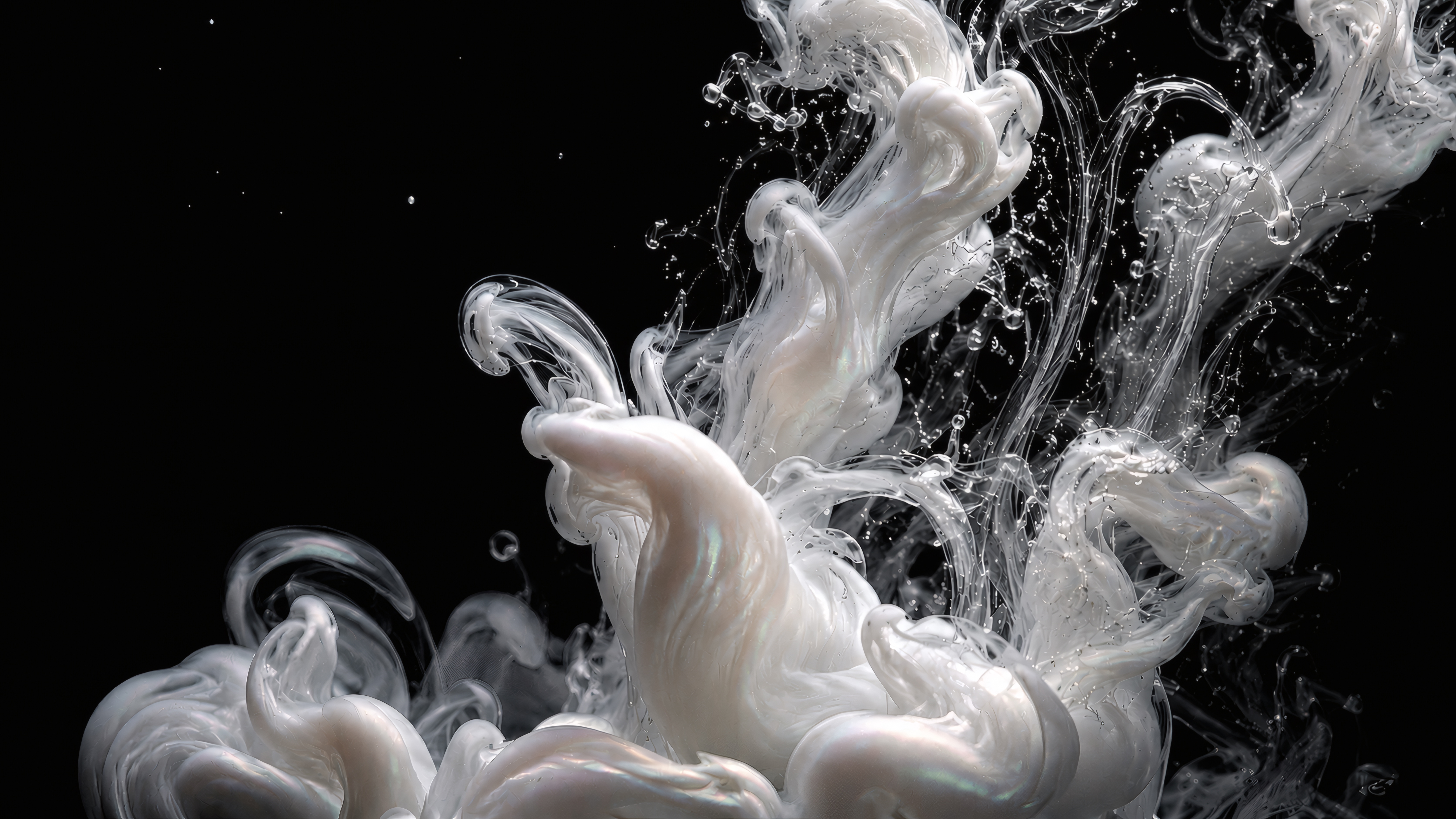 Pearly Fluid Motion wallpaper preview