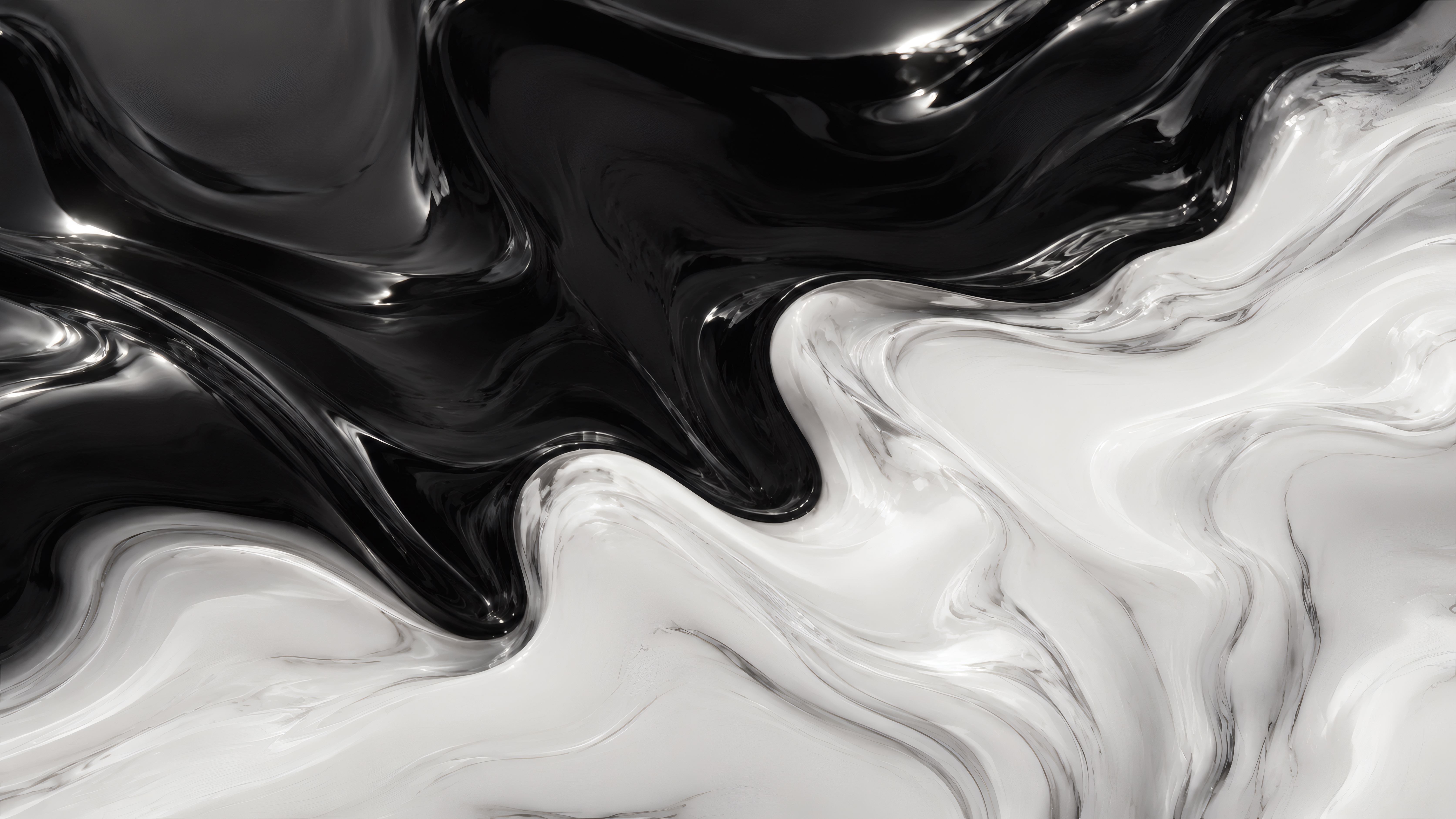 Silver Flow wallpaper preview