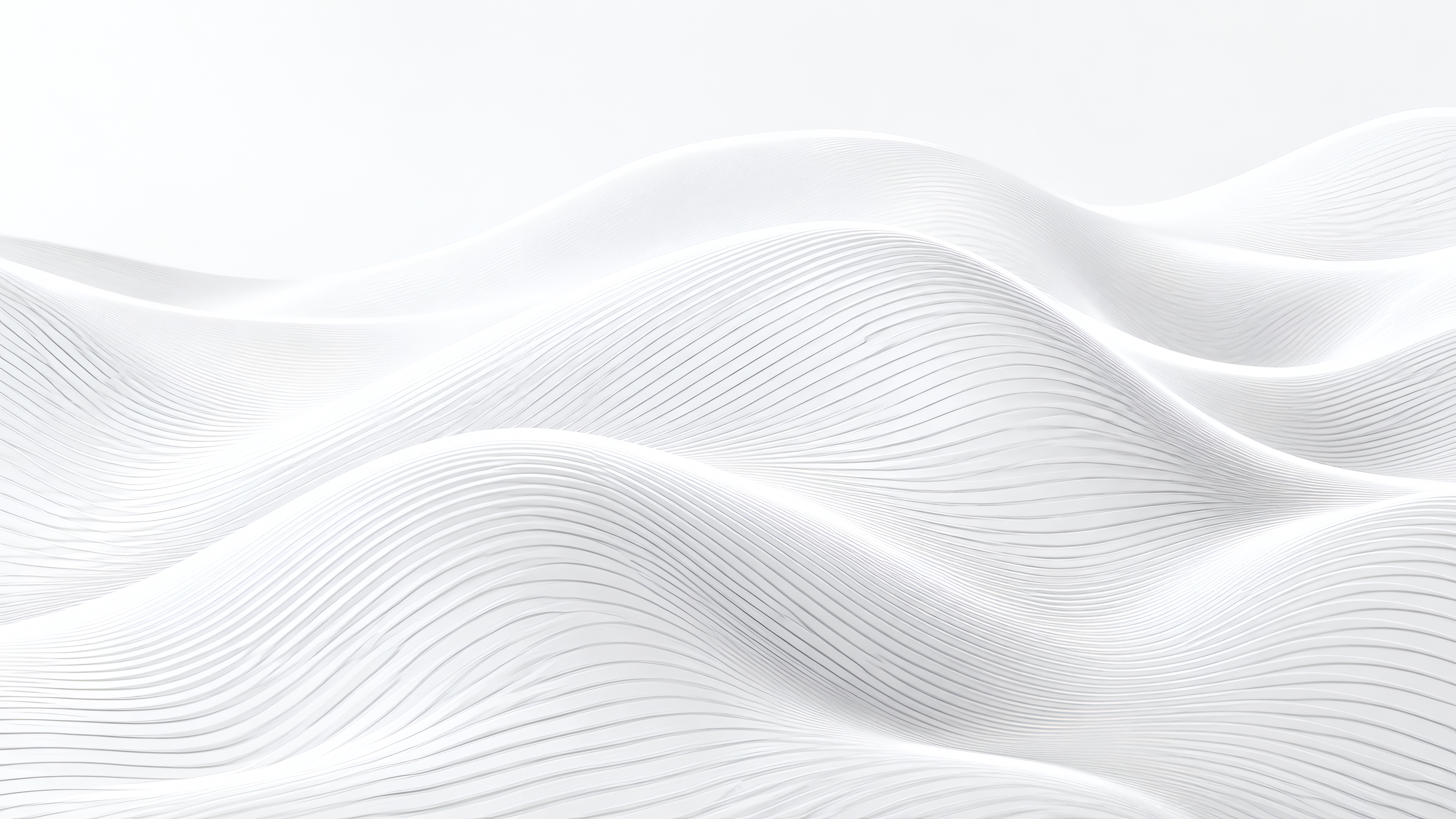 Pure White Waves wallpaper preview