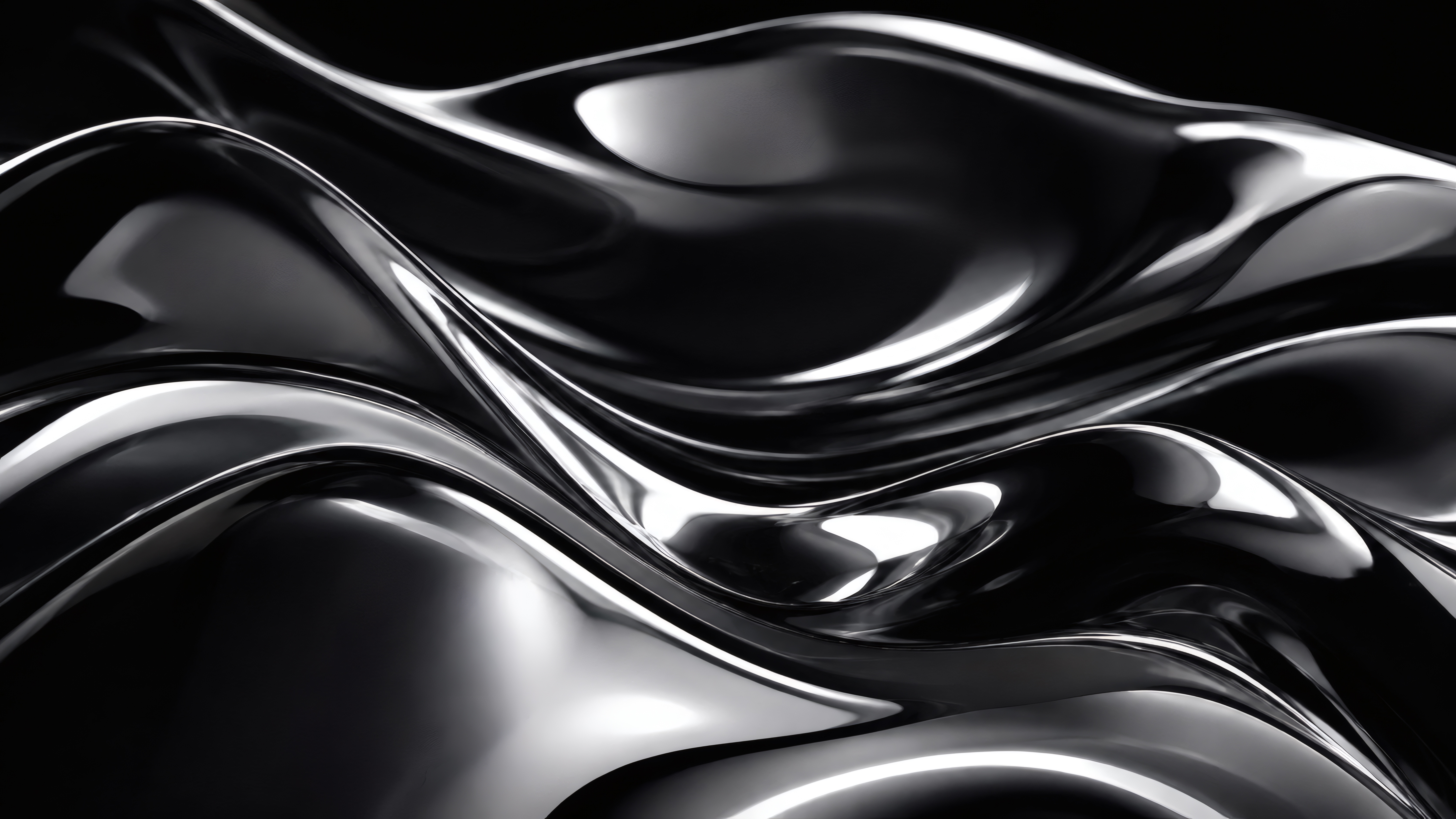 Liquid Silver wallpaper preview