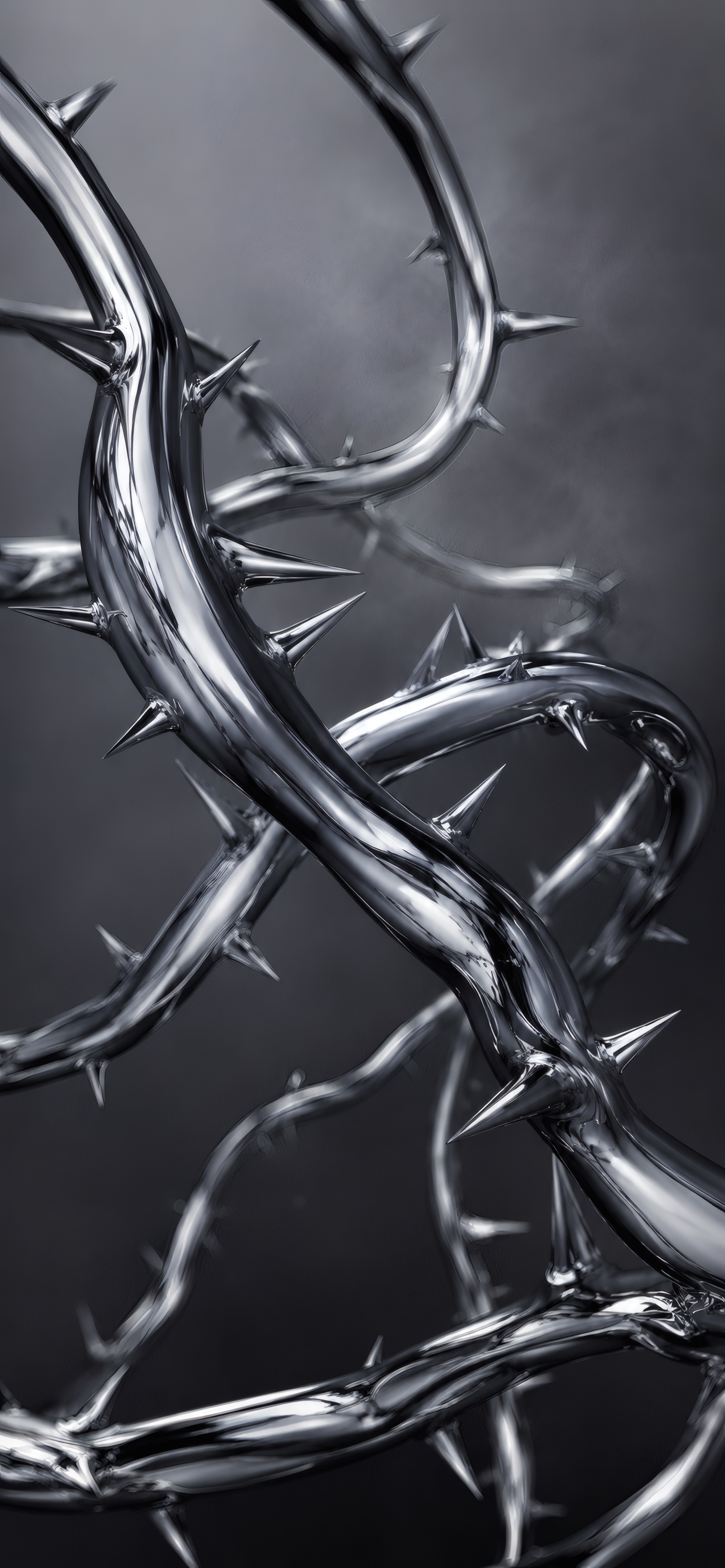 Silvered Thorns wallpaper preview