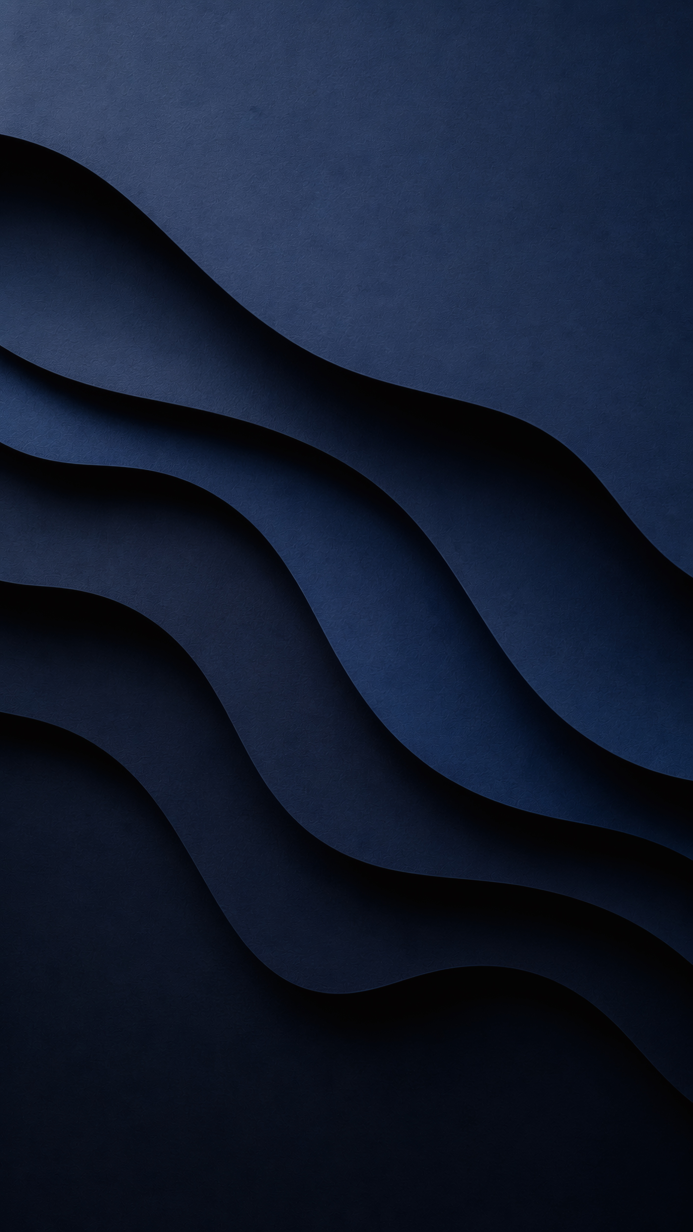 Deep Blue Paper Waves wallpaper preview