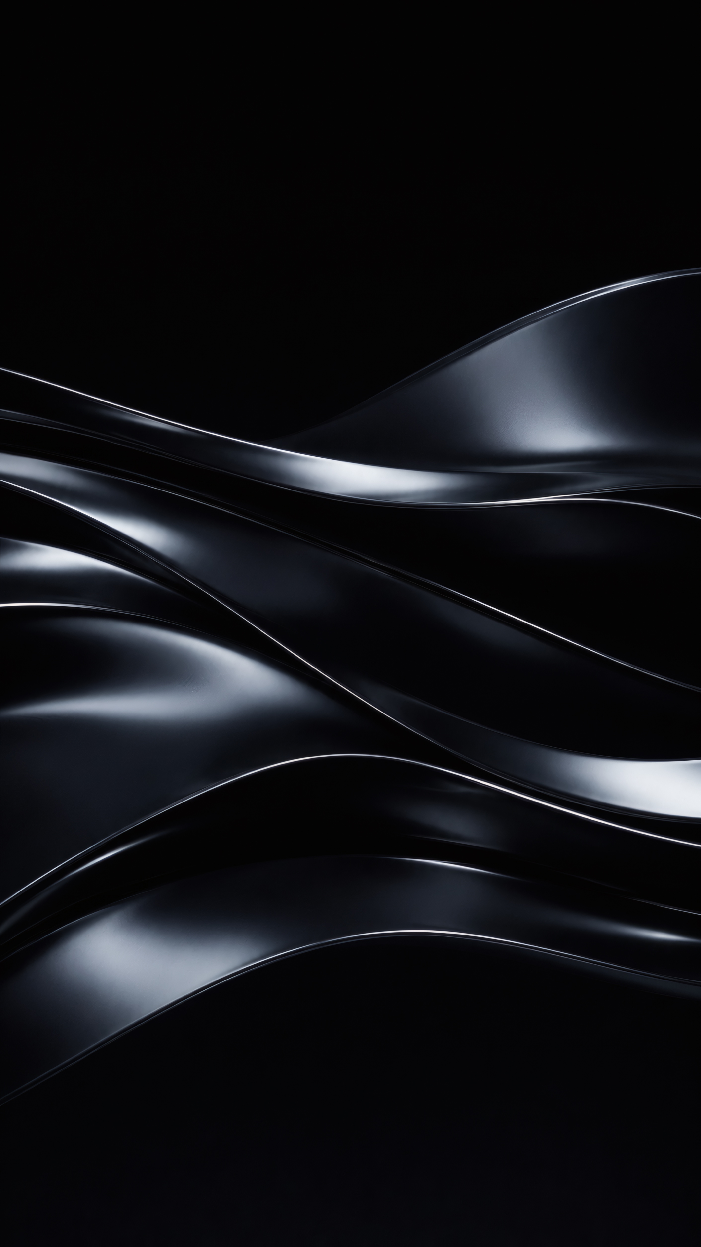 Obsidian Silk Waves wallpaper preview