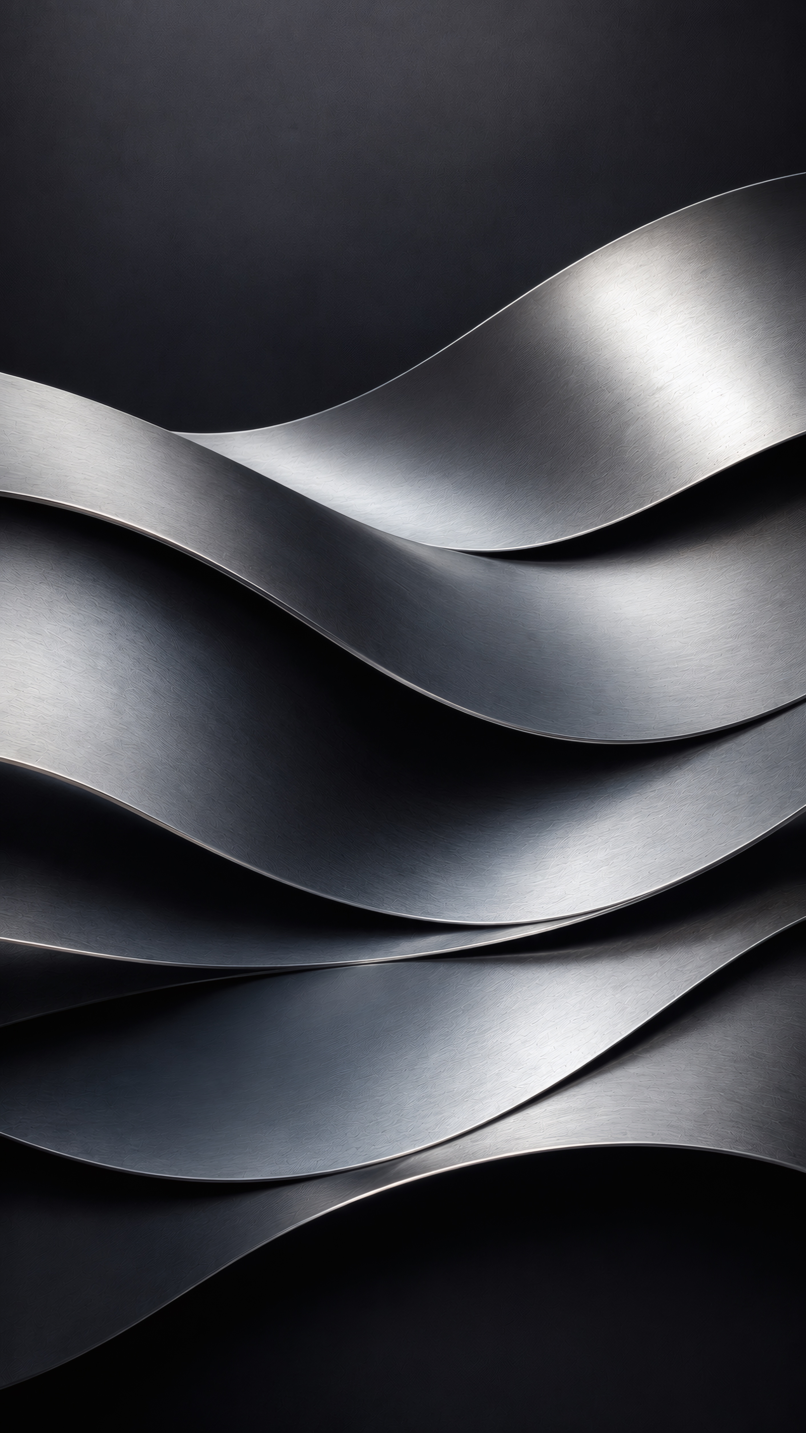 Brushed Metal Waves wallpaper preview