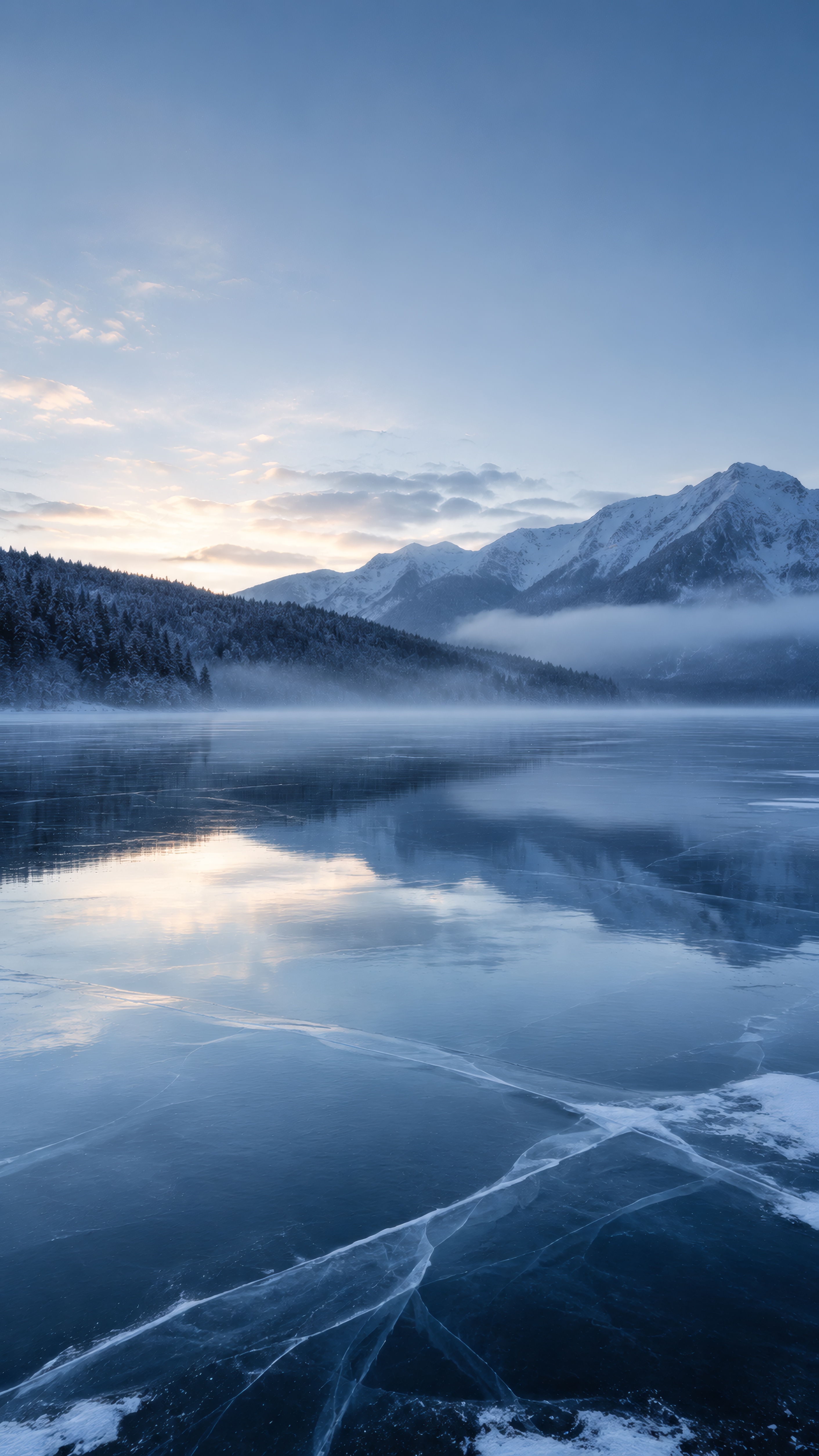 Frozen Winter Reflection wallpaper preview