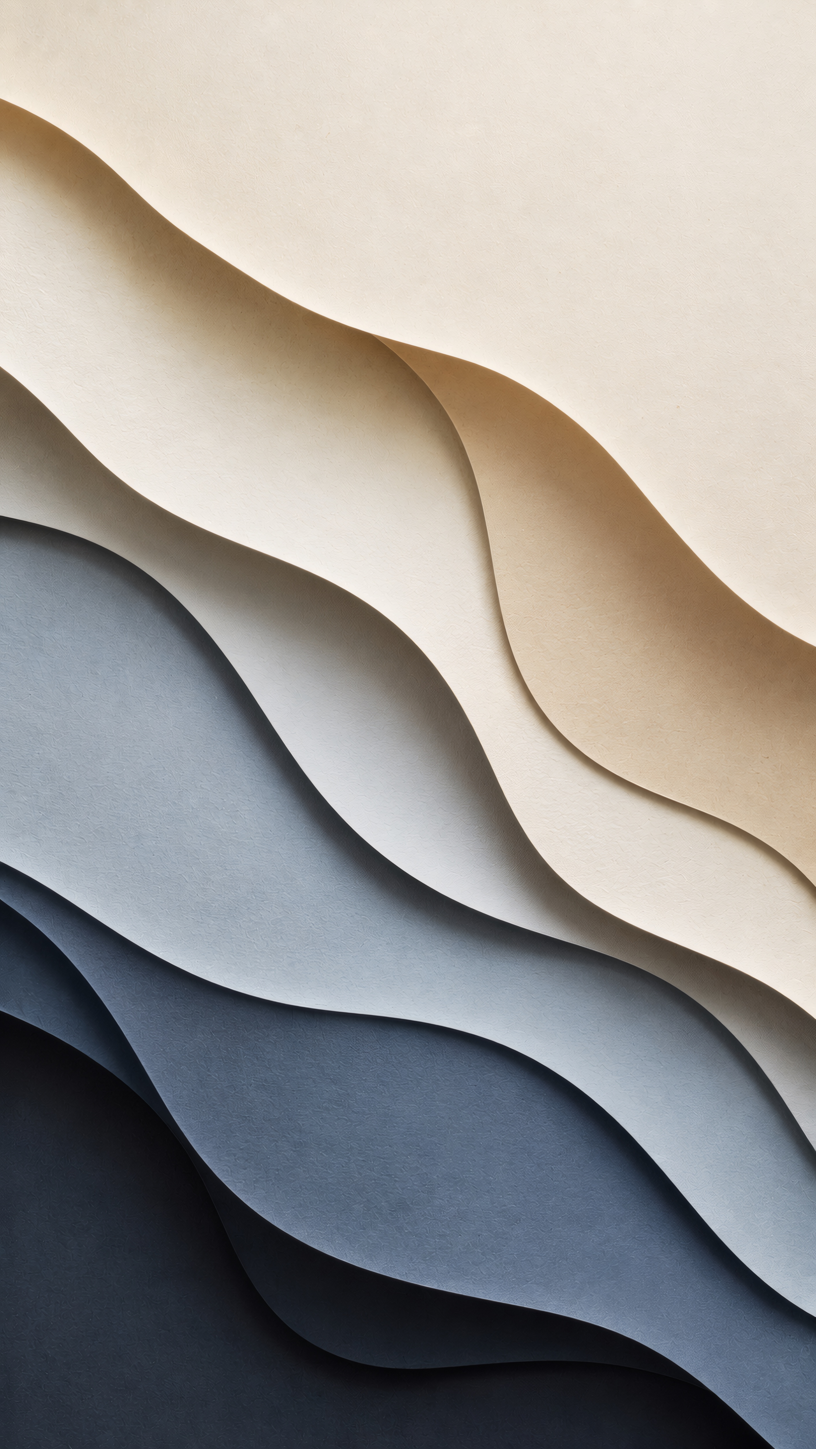 Earthy Paper Waves wallpaper preview