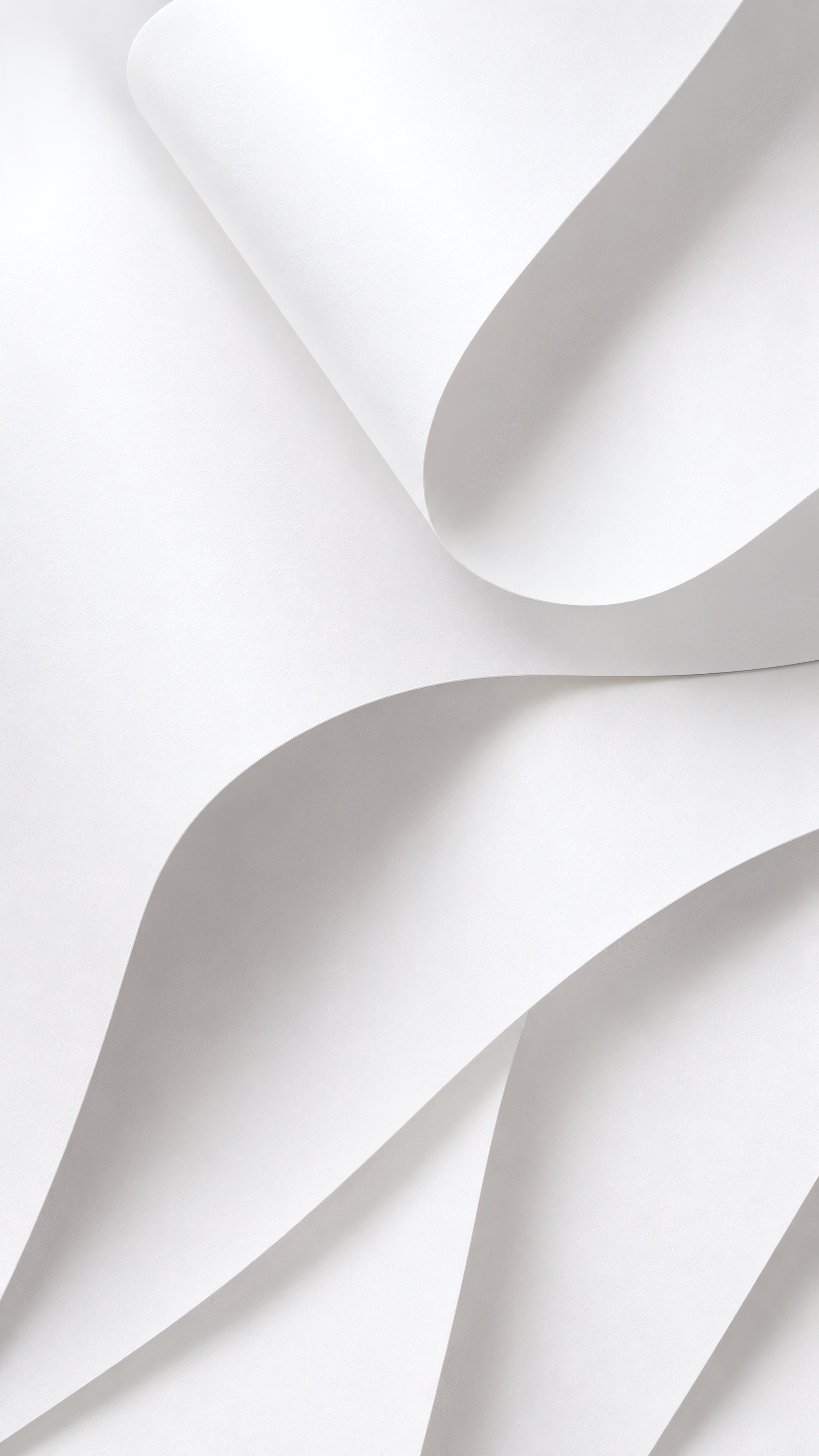 Pure White Folds wallpaper preview