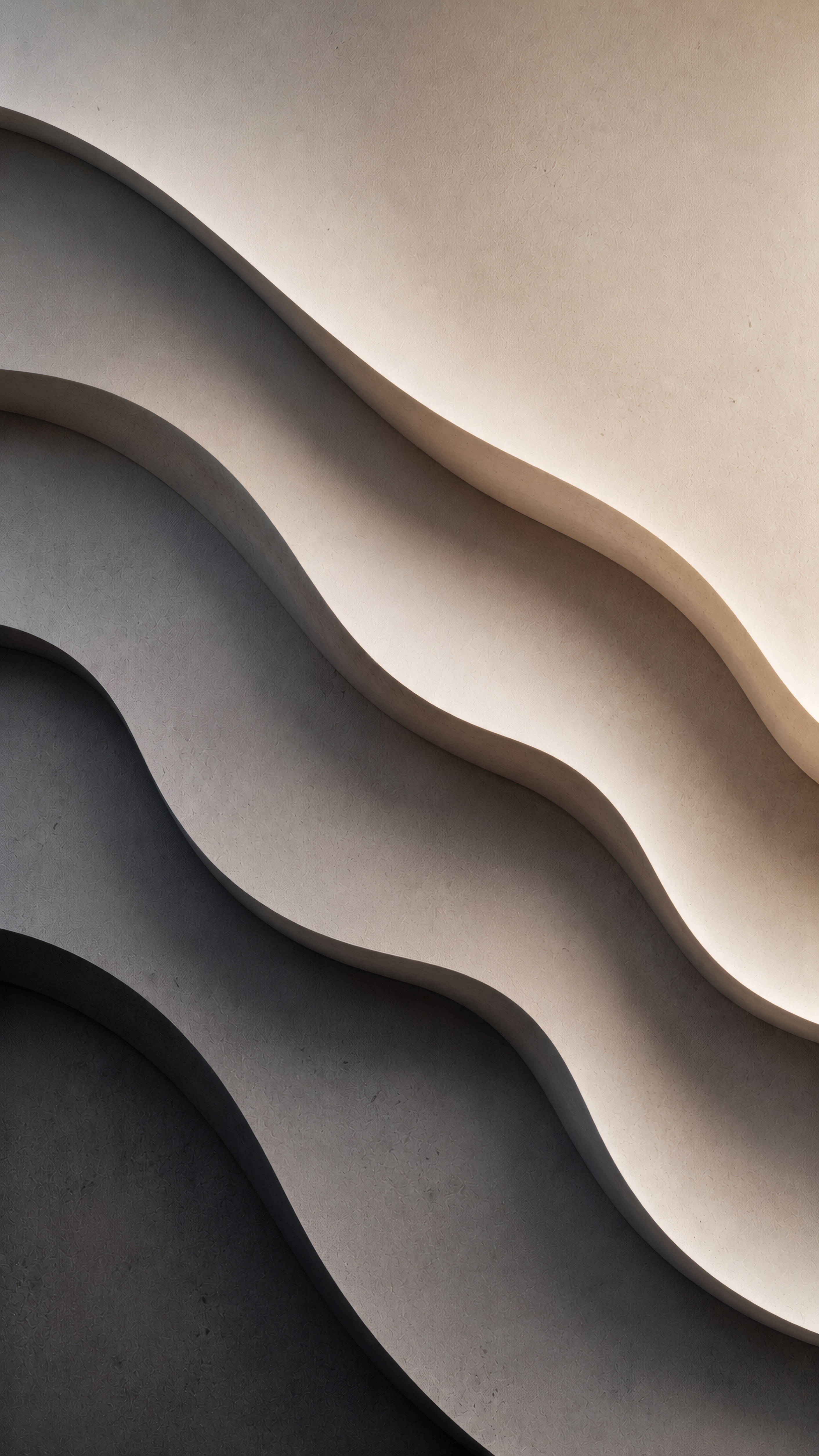 Minimalist Stone Waves wallpaper preview
