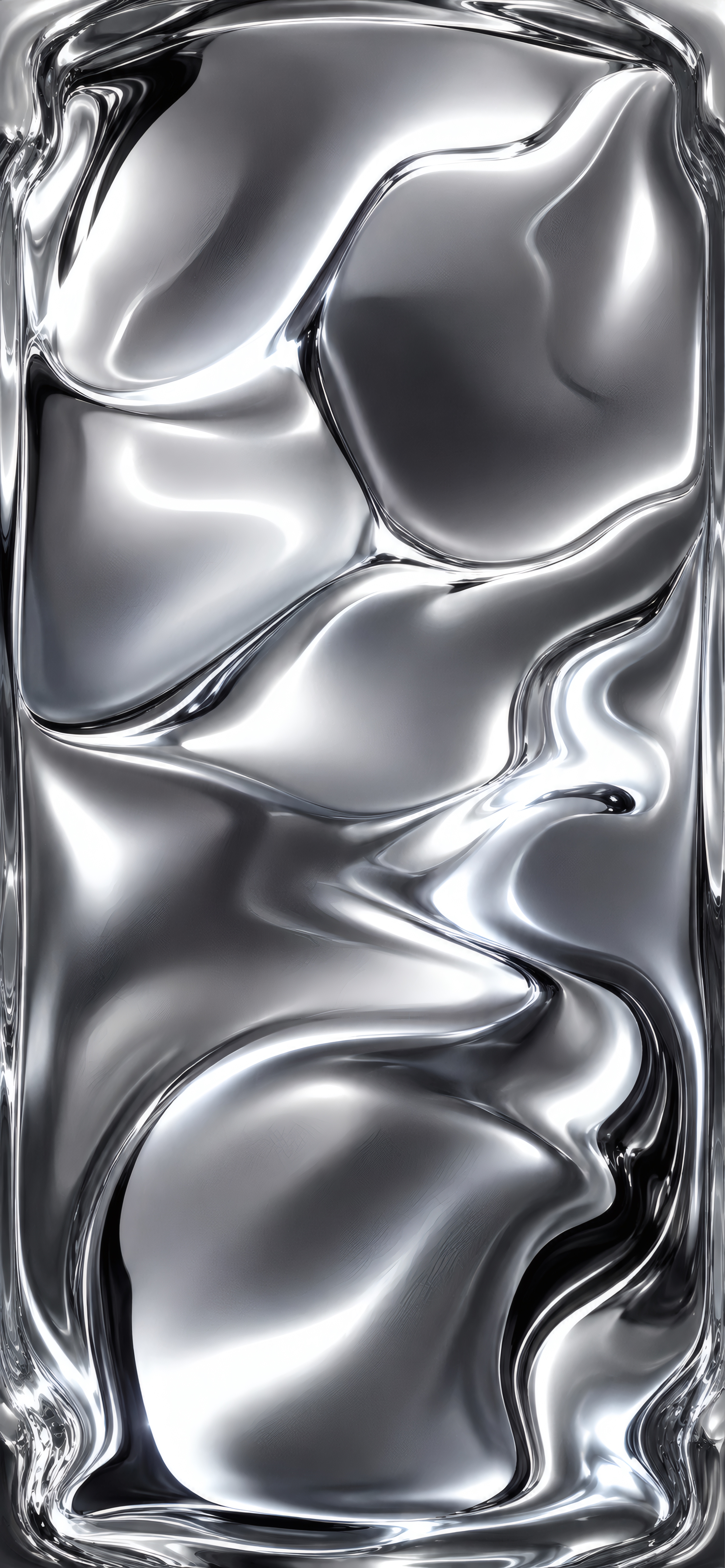 Liquid Silver wallpaper preview